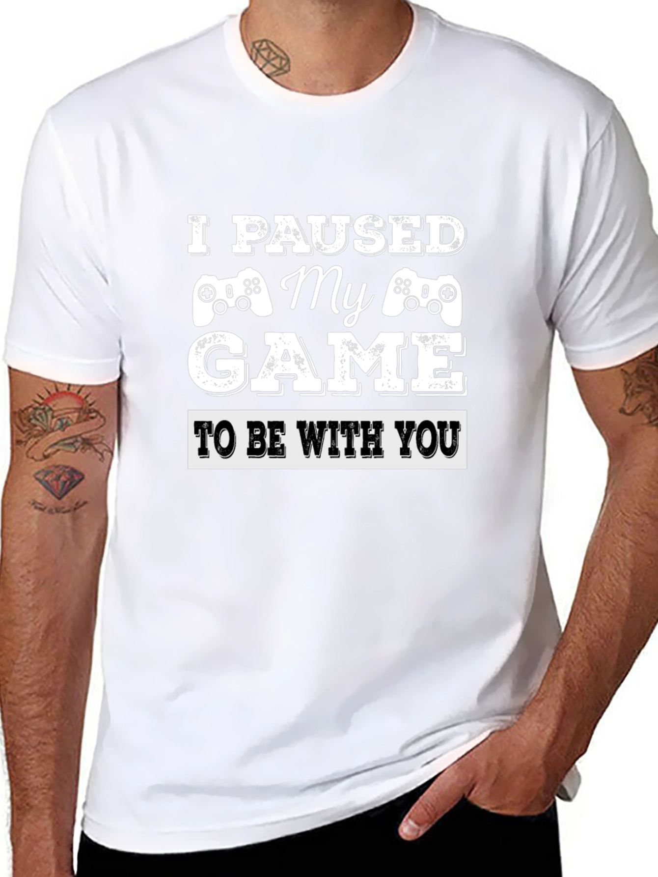 I Paused My Game T-Shirt - Gamer Gift