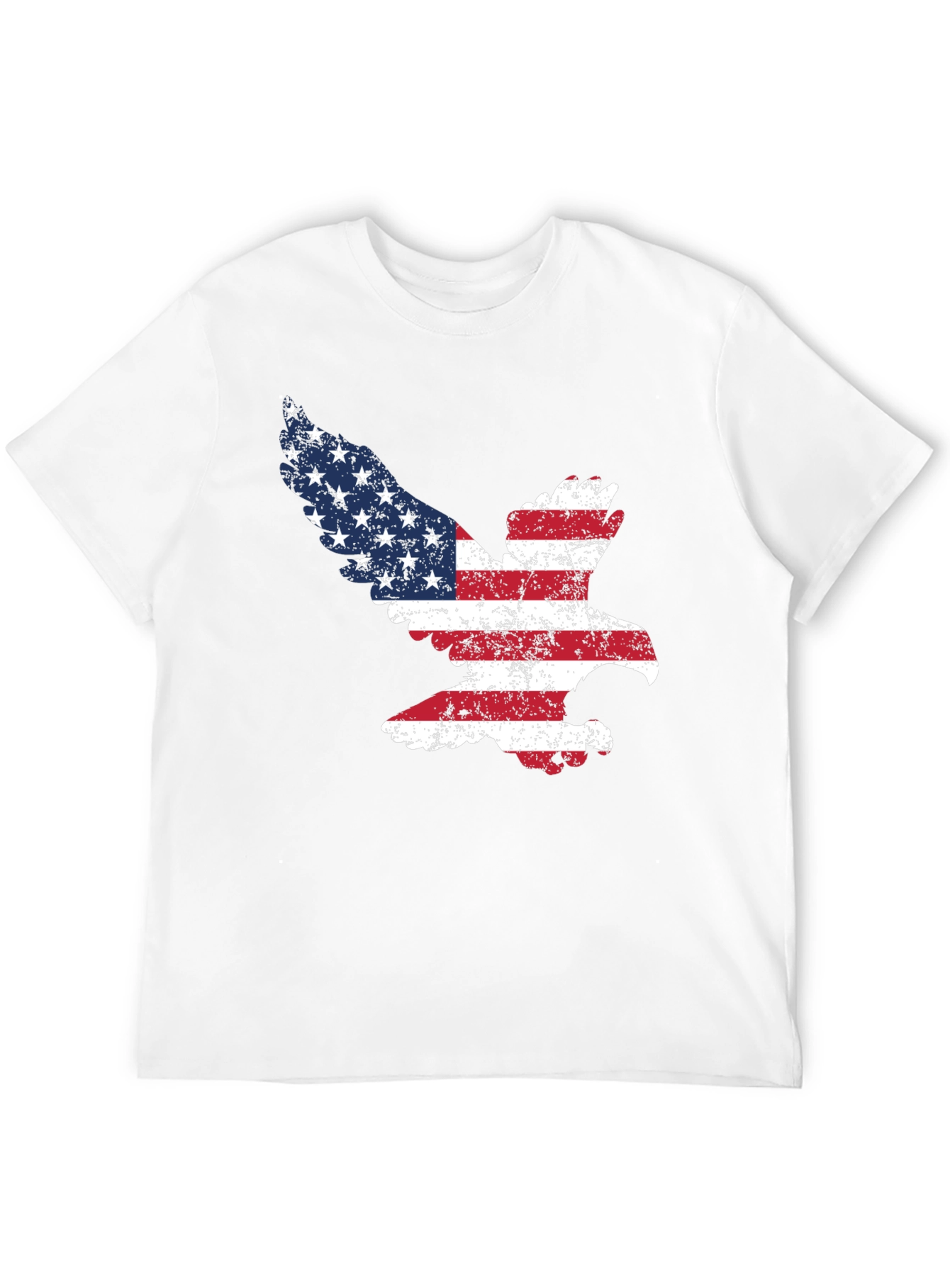 American Flag Eagle Graphic T-Shirt