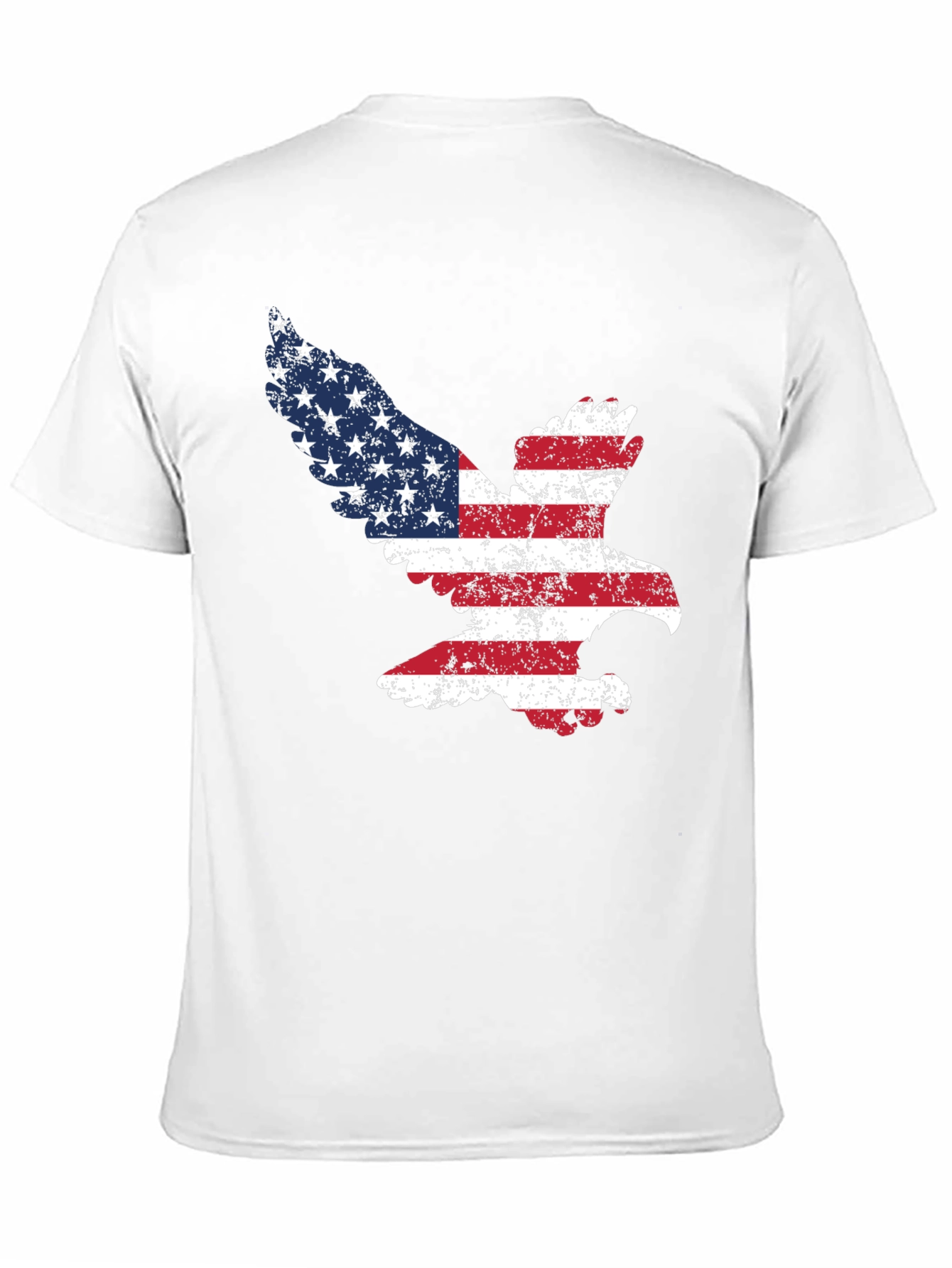American Flag Eagle Graphic T-Shirt