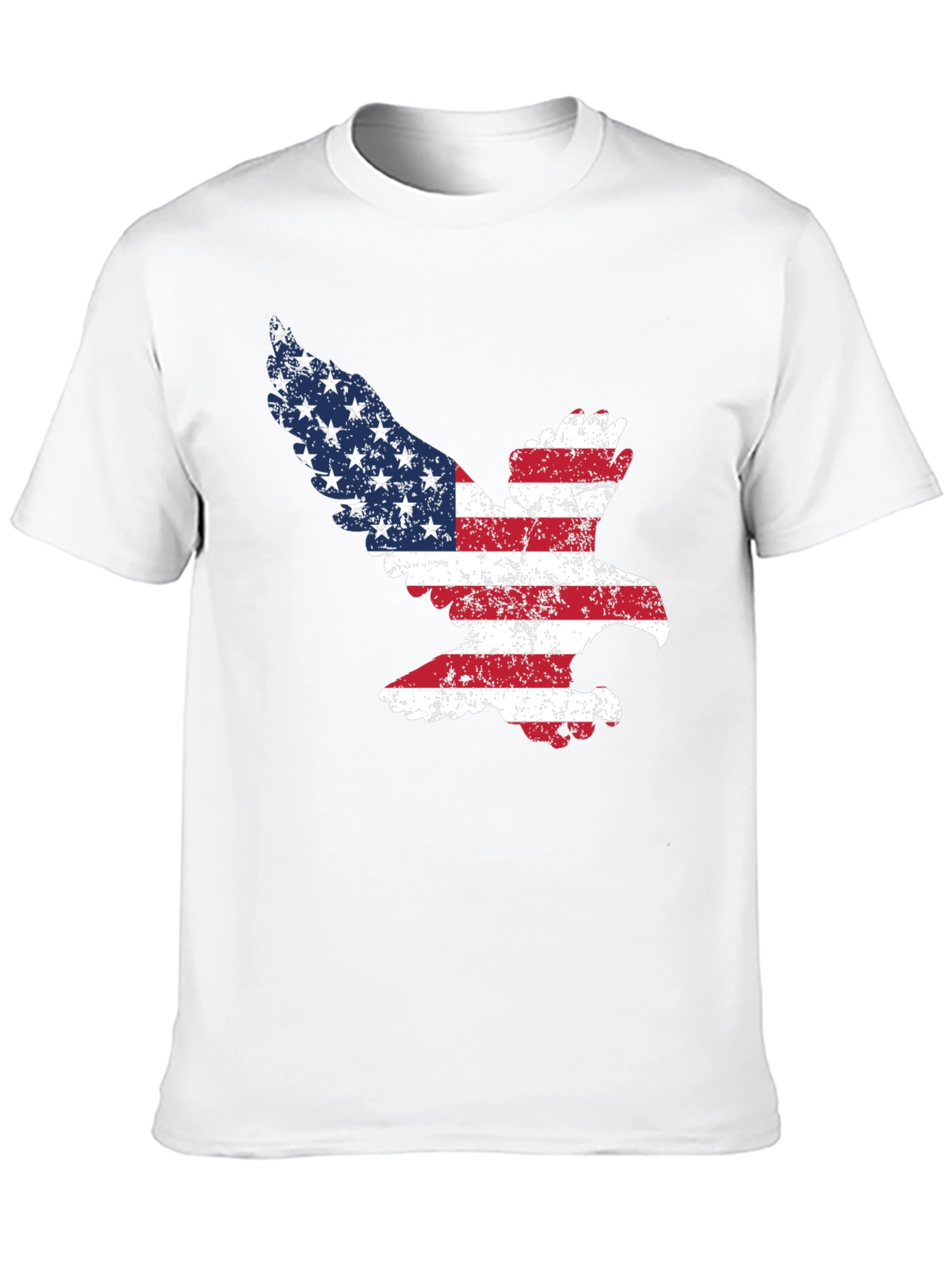 American Flag Eagle Graphic T-Shirt