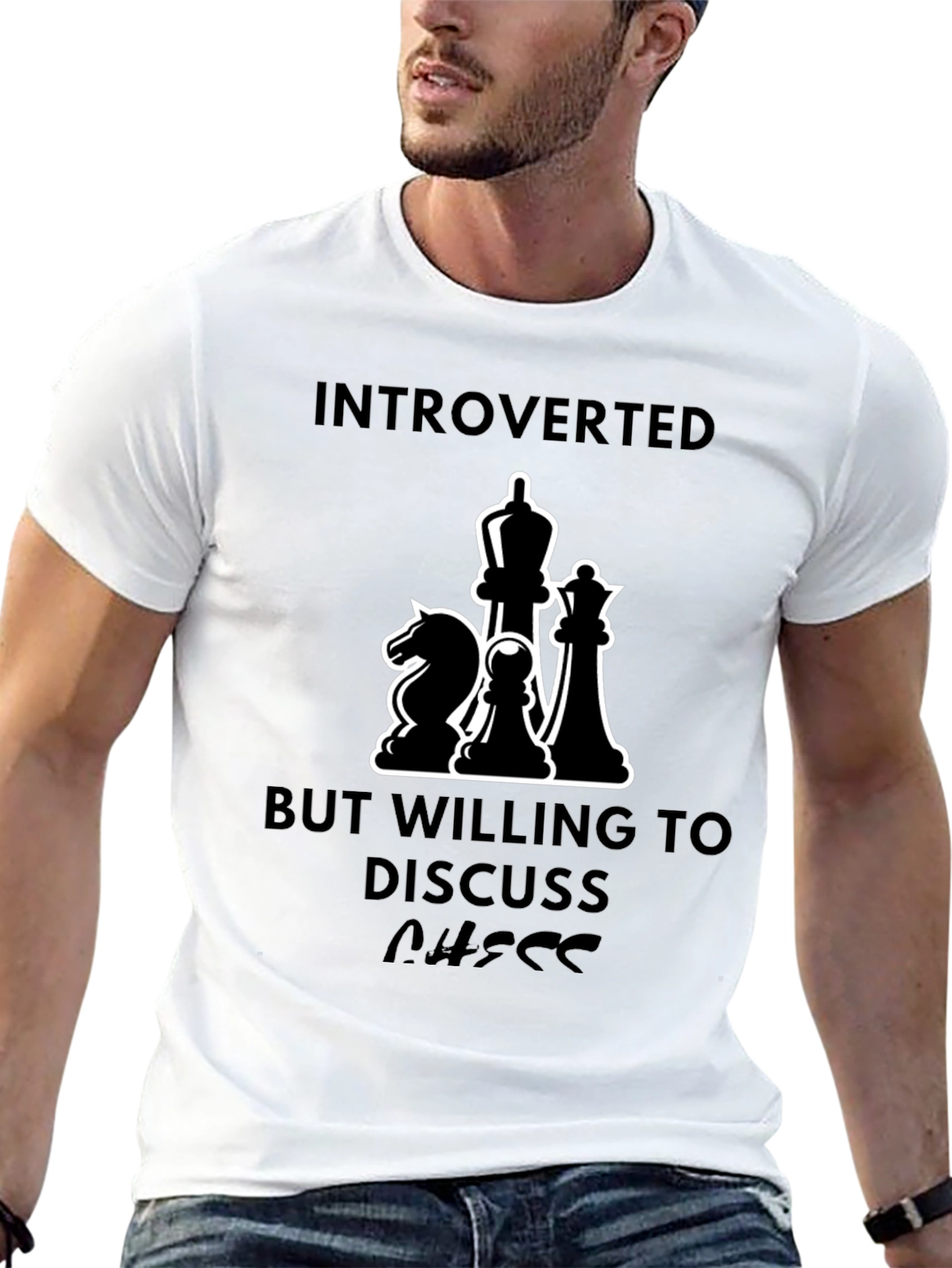 Introverted Chess Lover T-Shirt - Discuss Chess!