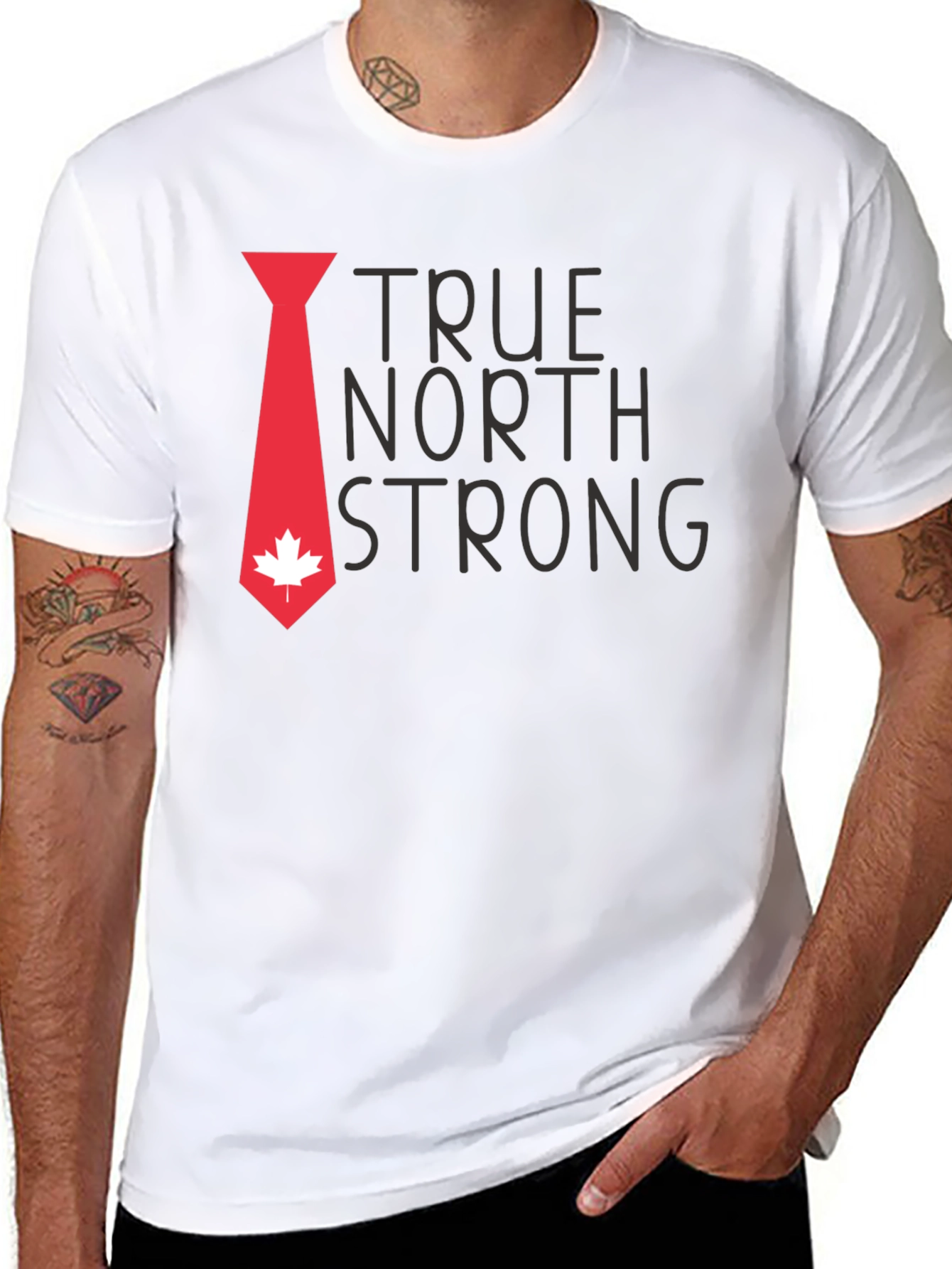 True North Strong Black Graphic Tee