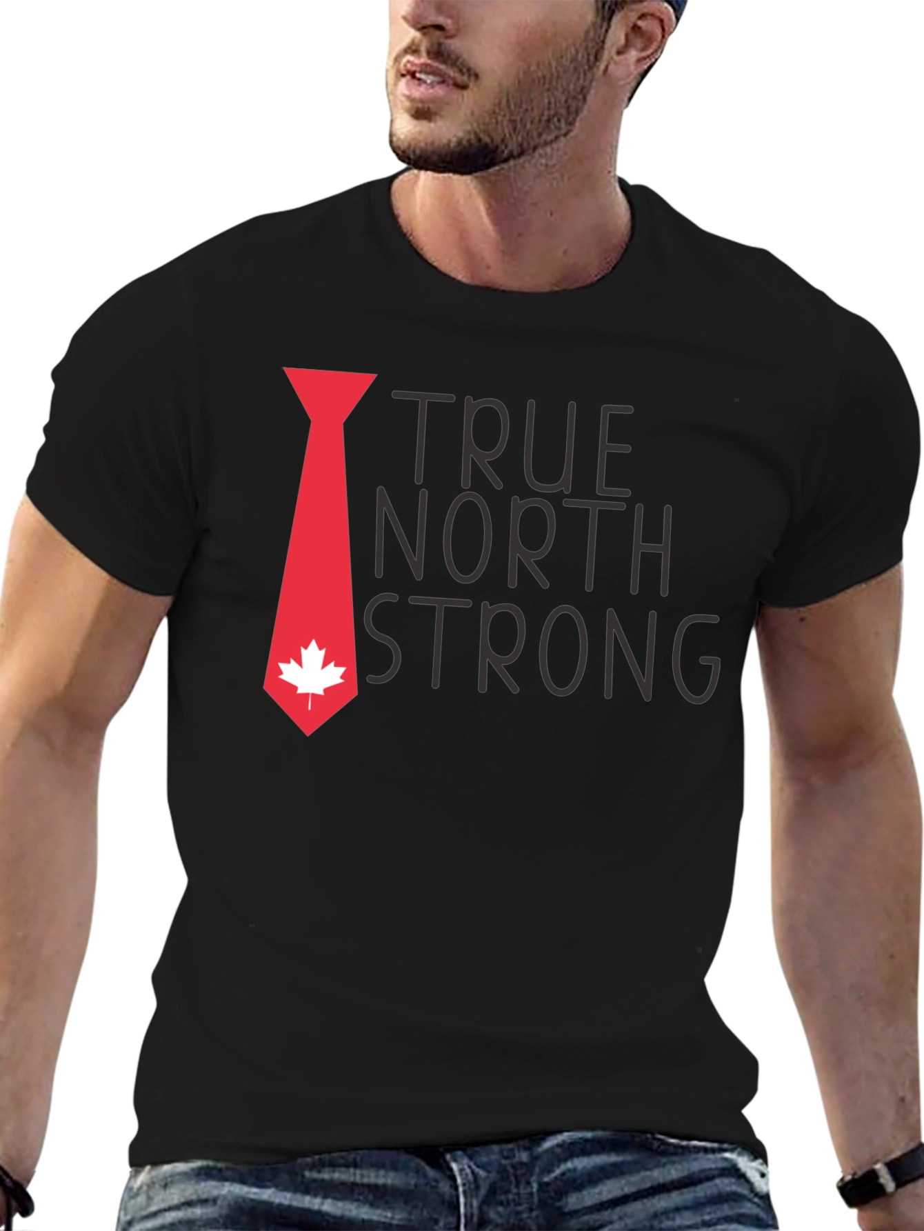 True North Strong Black Graphic Tee