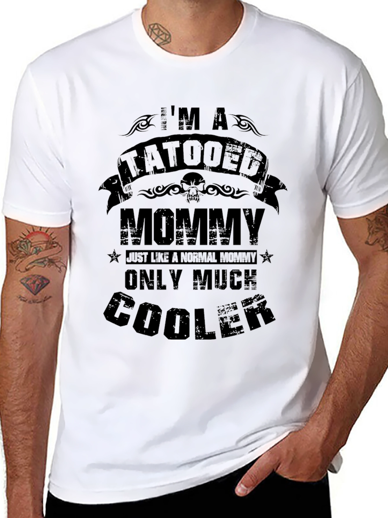 Tattooed Mommy T-Shirt - Cool Mom Tee