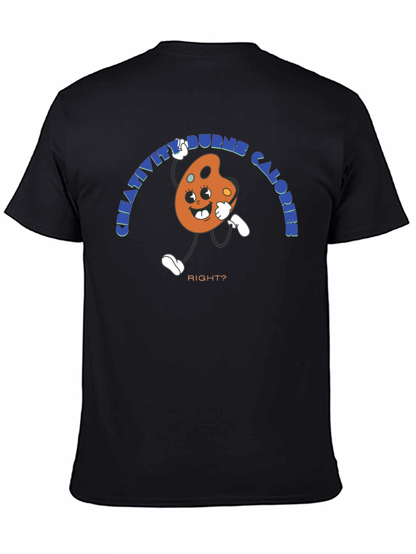 Creative Calories Graphic Tee - Black