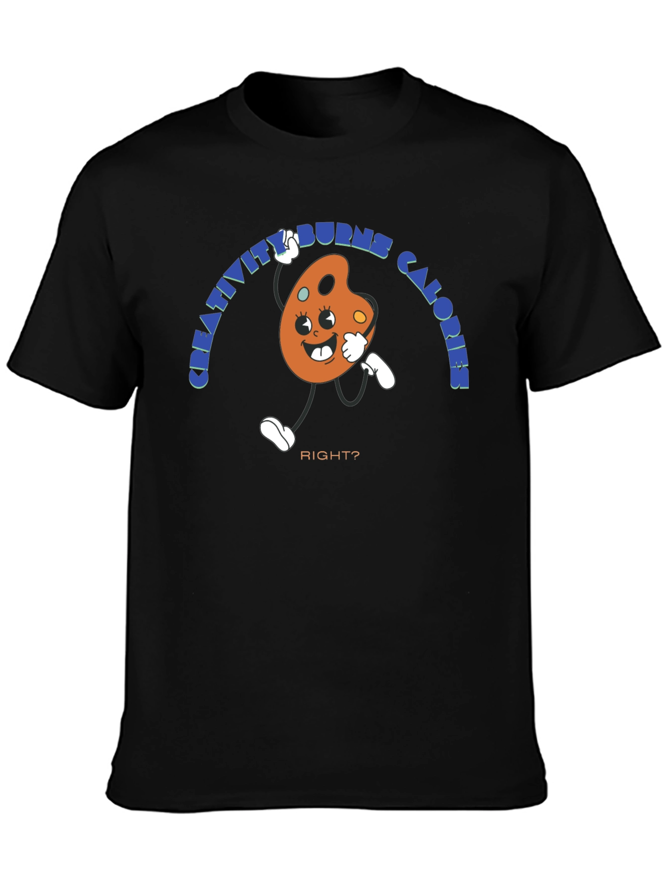 Creative Calories Graphic Tee - Black