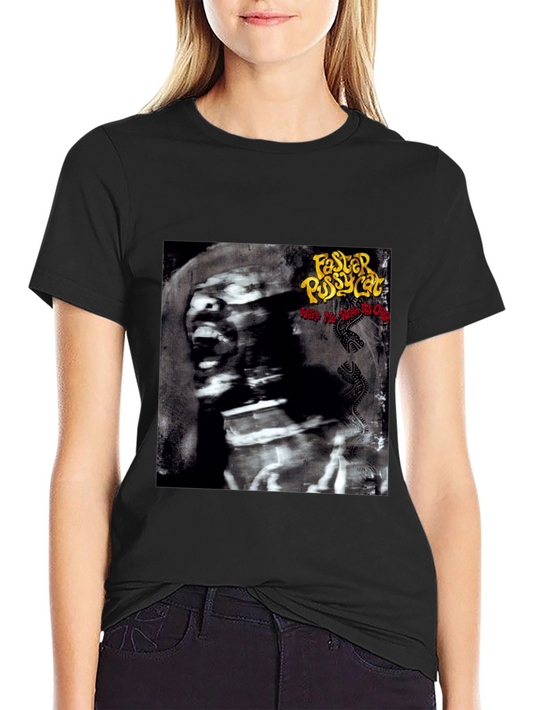 Faster Pussycat T-Shirt - Wake Me When Its Over Album Cover