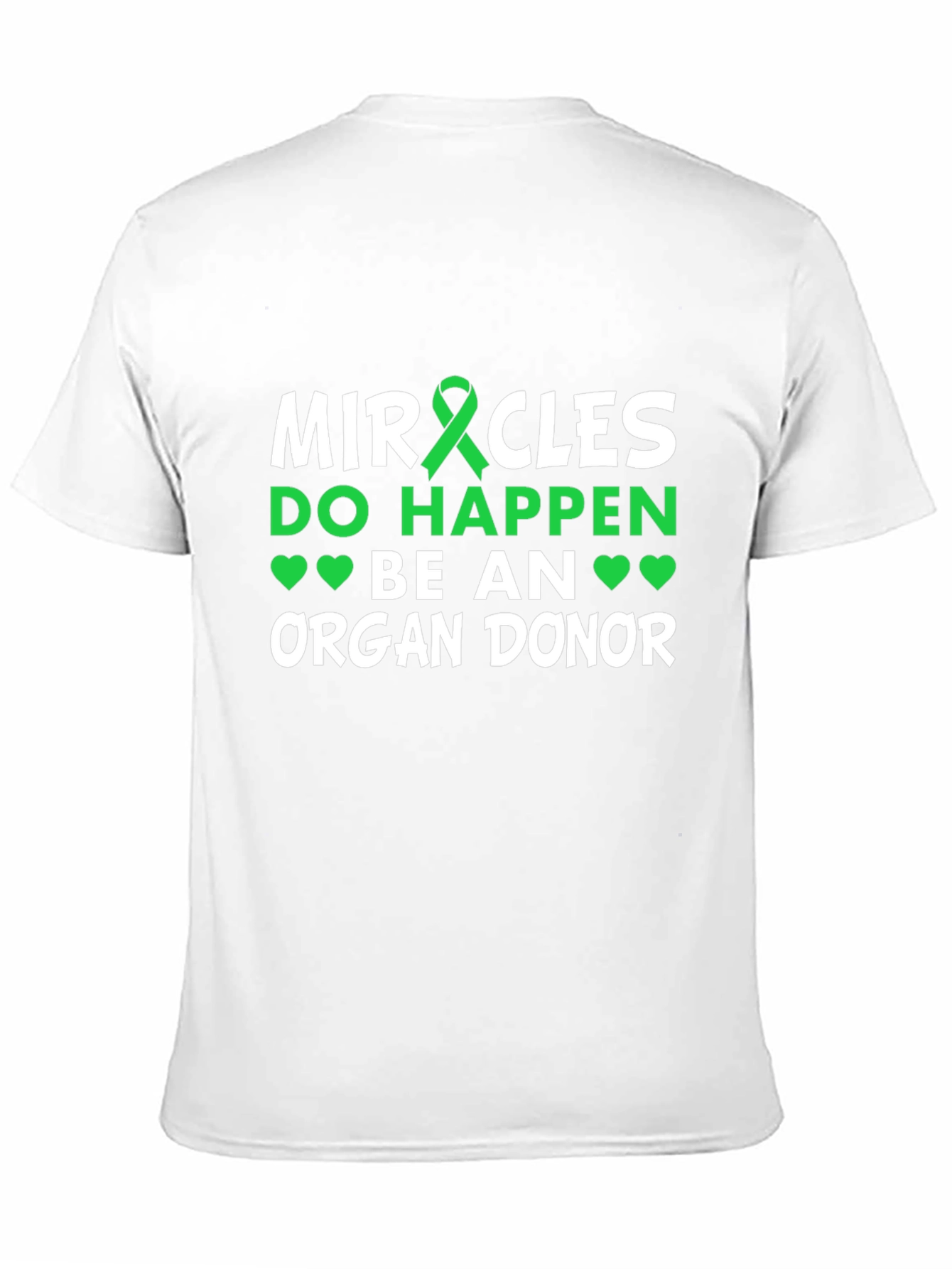 Organ Donor Awareness Black T-Shirt