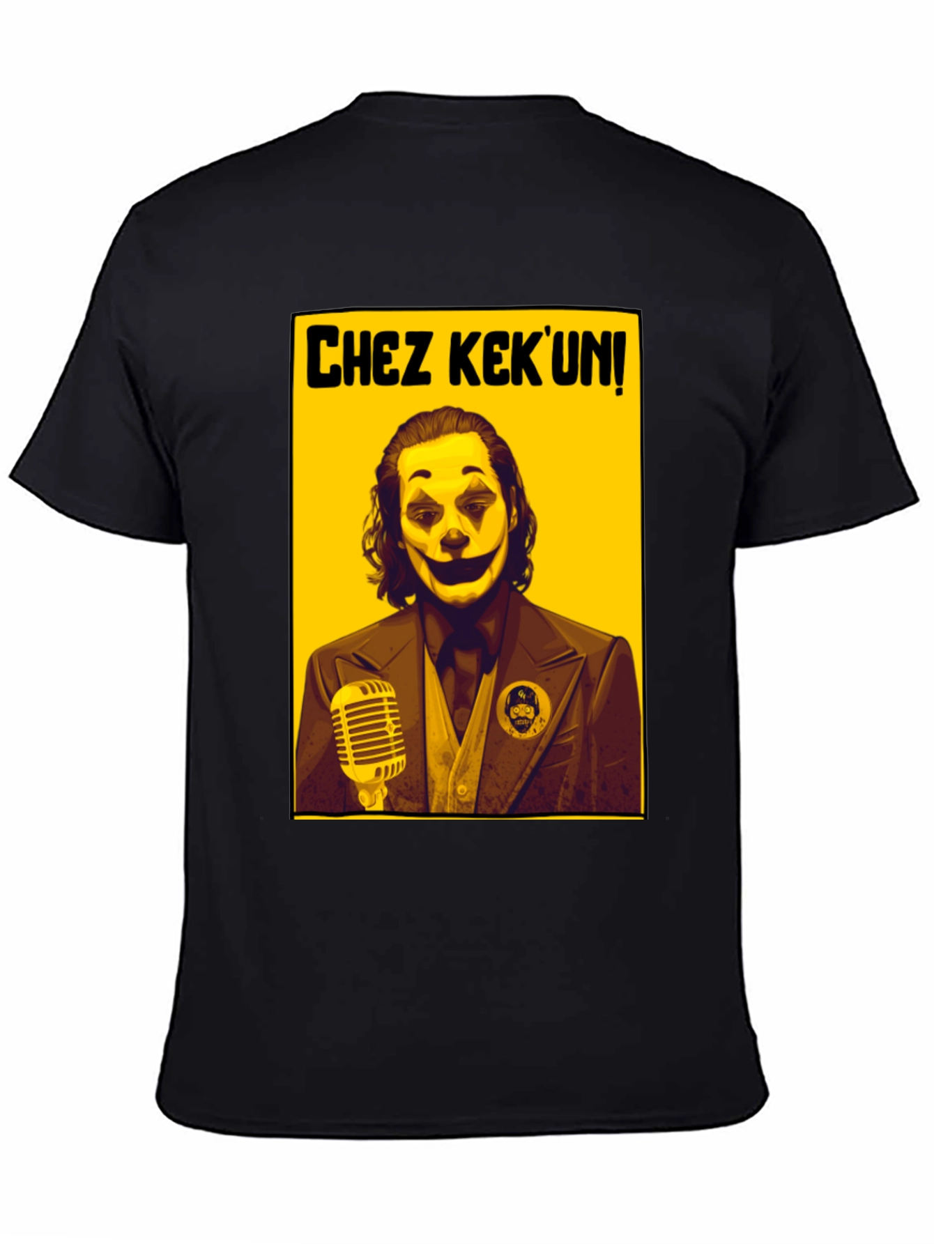 Chez KekUn Joker Graphic Tee - Black