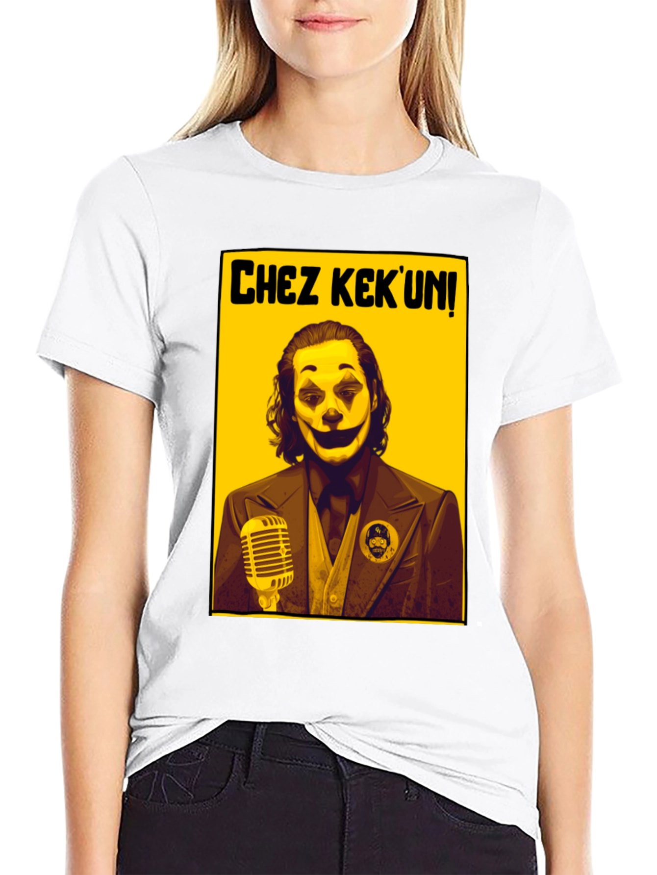 Chez KekUn Joker Graphic Tee - Black