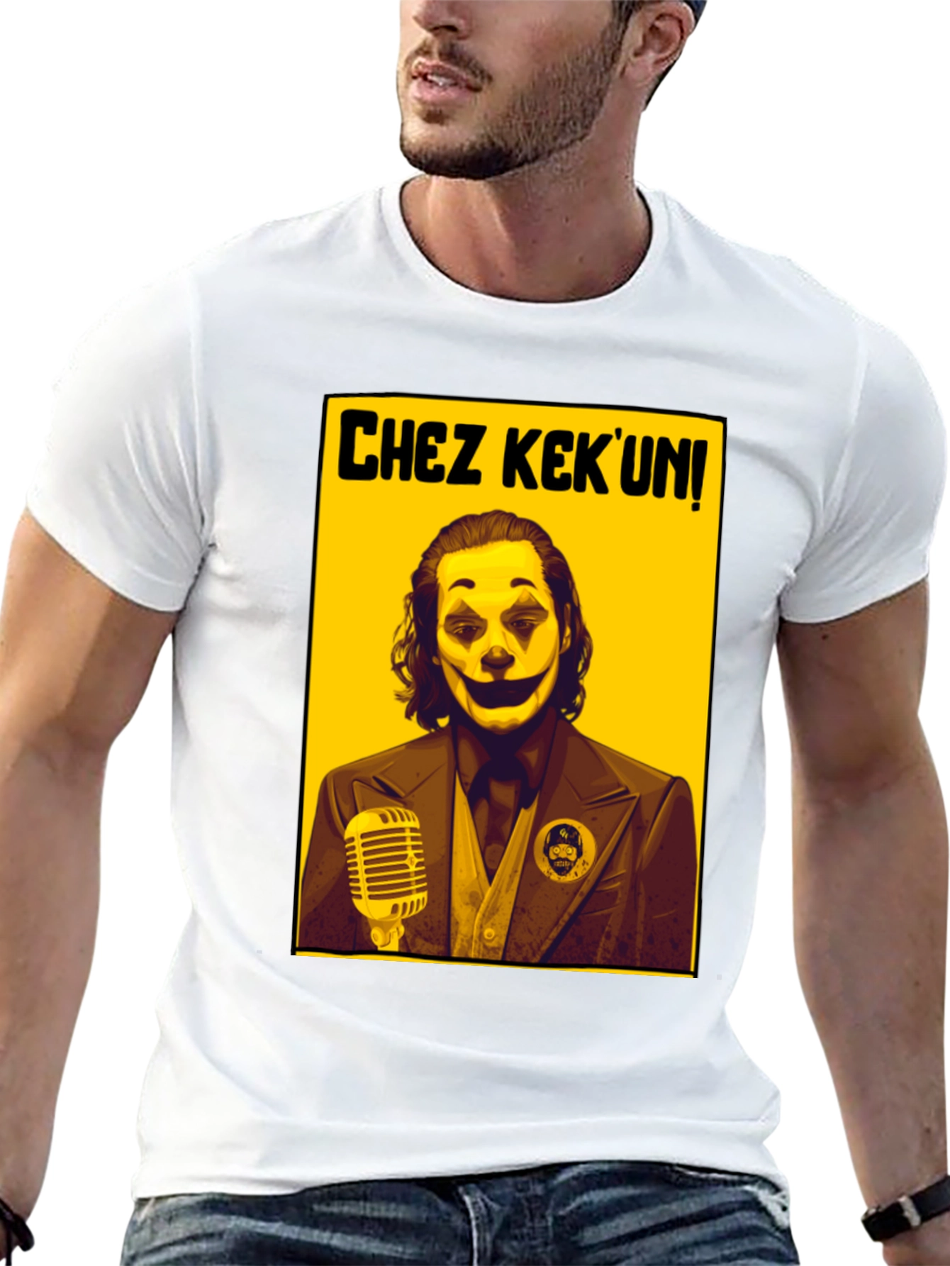 Chez KekUn Joker Graphic Tee - Black