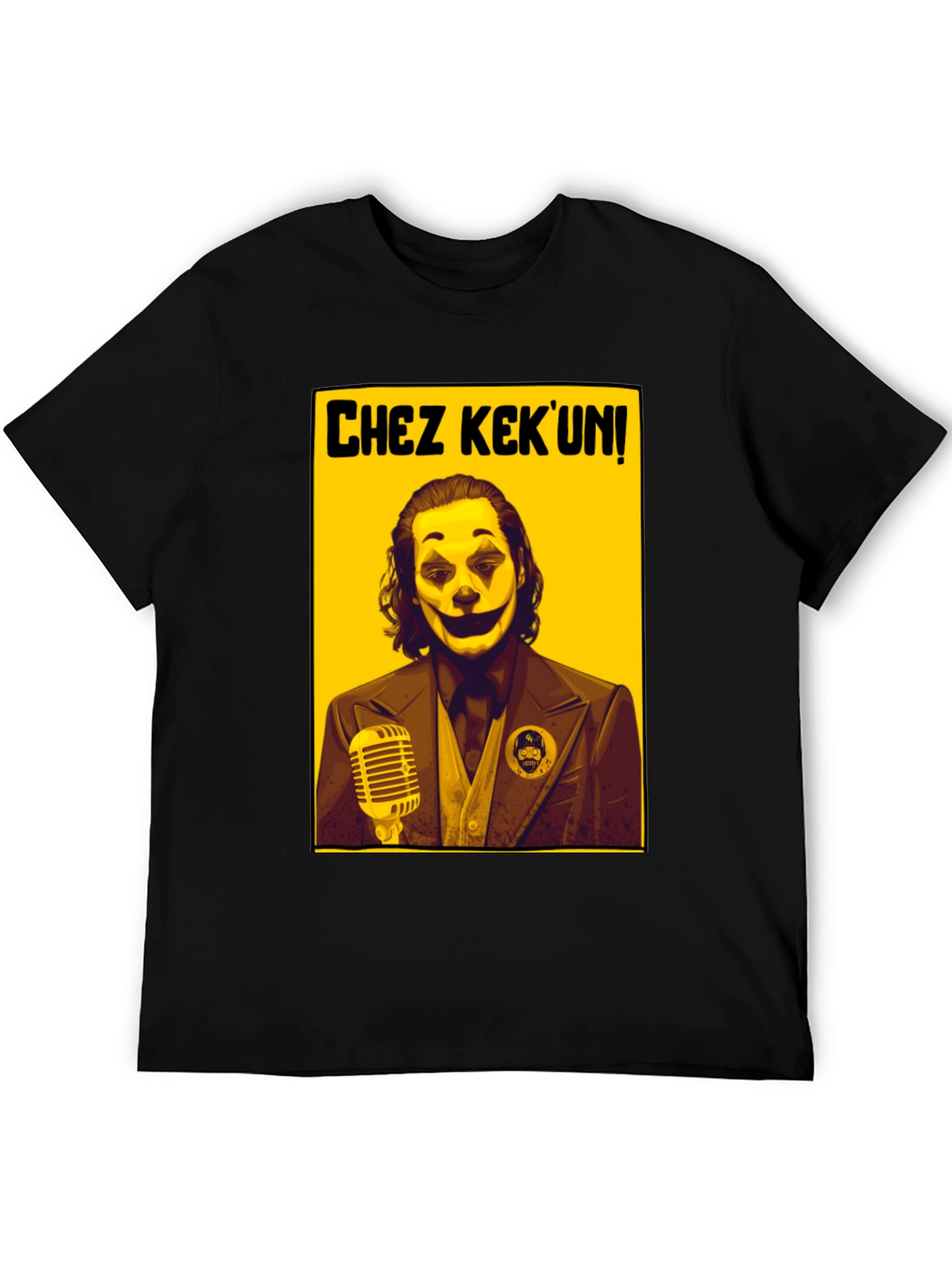 Chez KekUn Joker Graphic Tee - Black