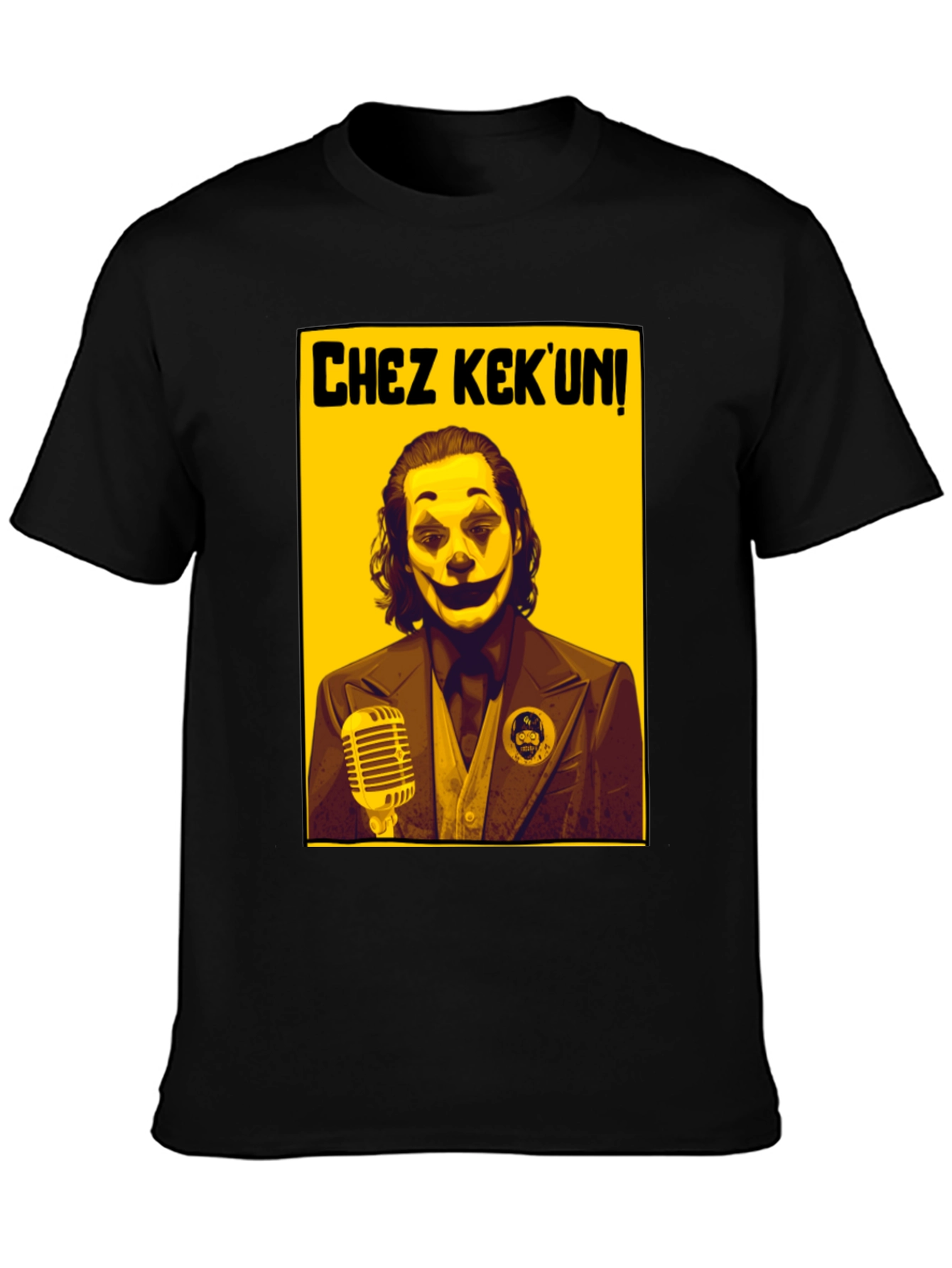 Chez KekUn Joker Graphic Tee - Black