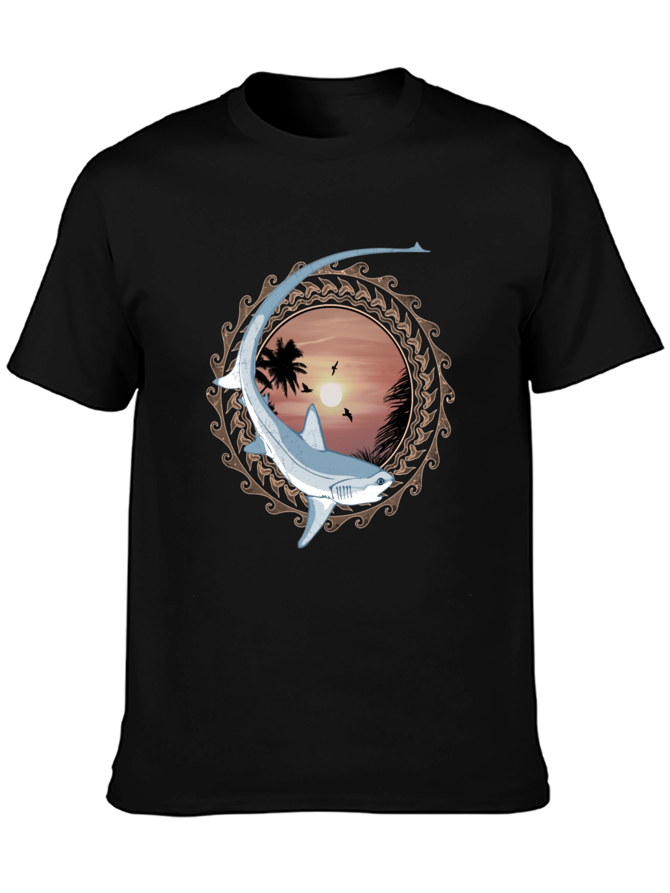Shark Sunset T-Shirt