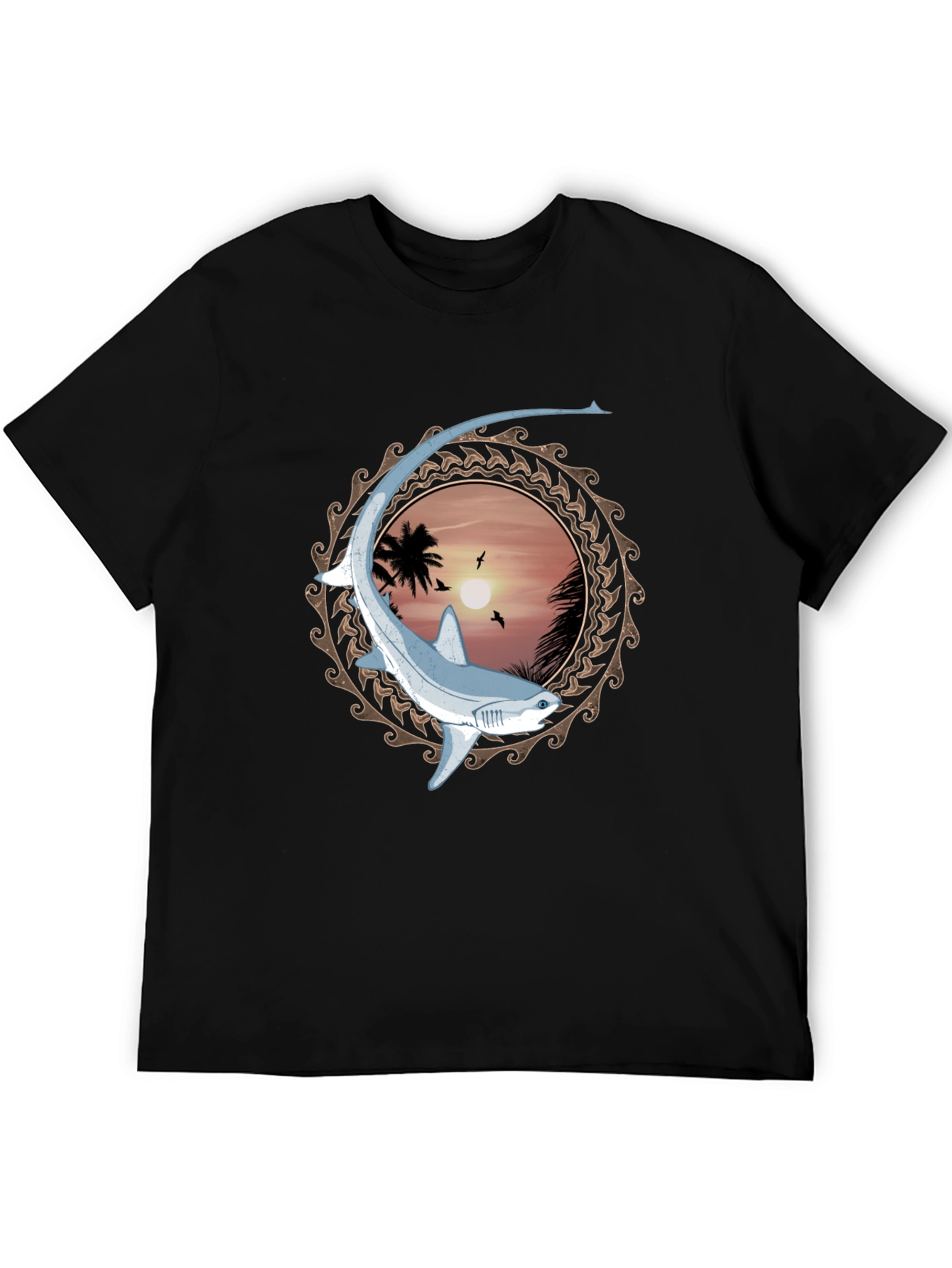 Shark Sunset T-Shirt