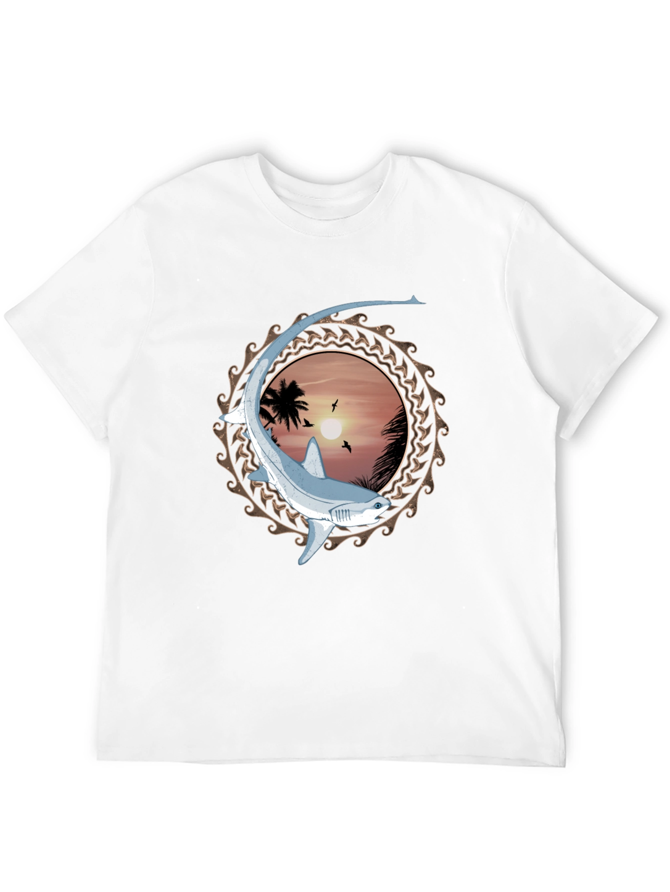 Shark Sunset T-Shirt