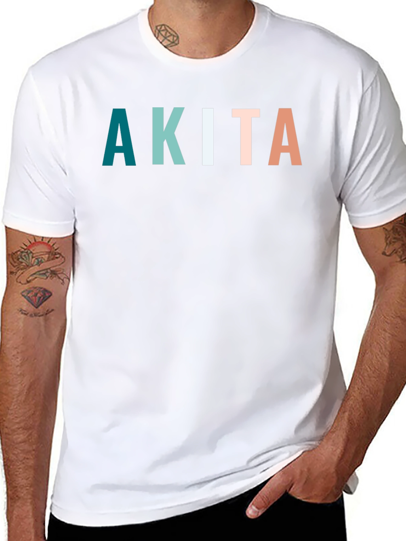 Akita Graphic Tee - Stylish Dog Lovers T-Shirt