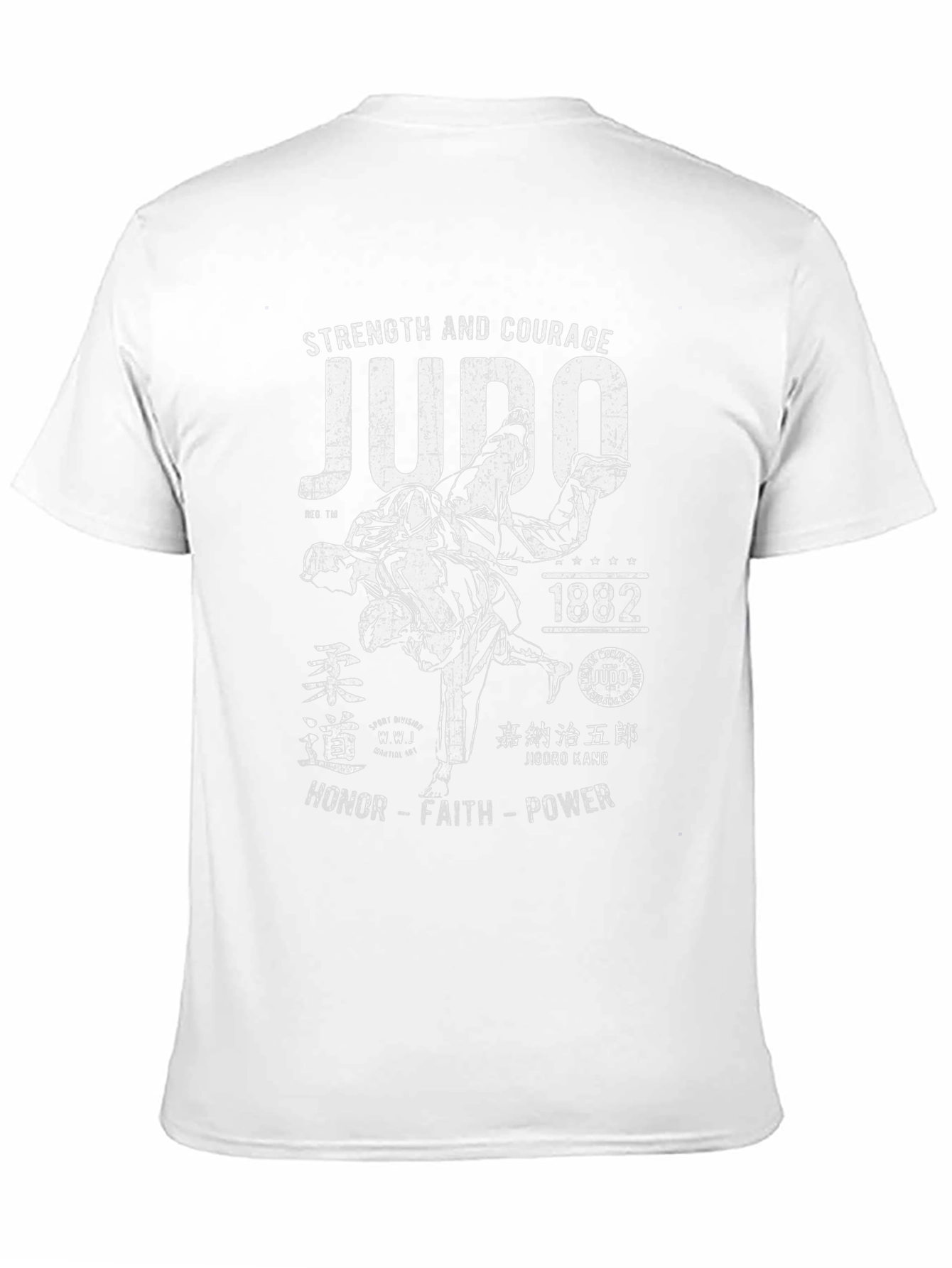 Judo Strength & Courage Graphic T-Shirt