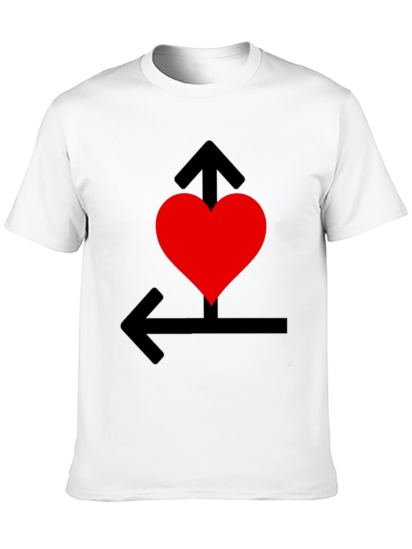 Heart Arrow T-Shirt - Love Direction Tee