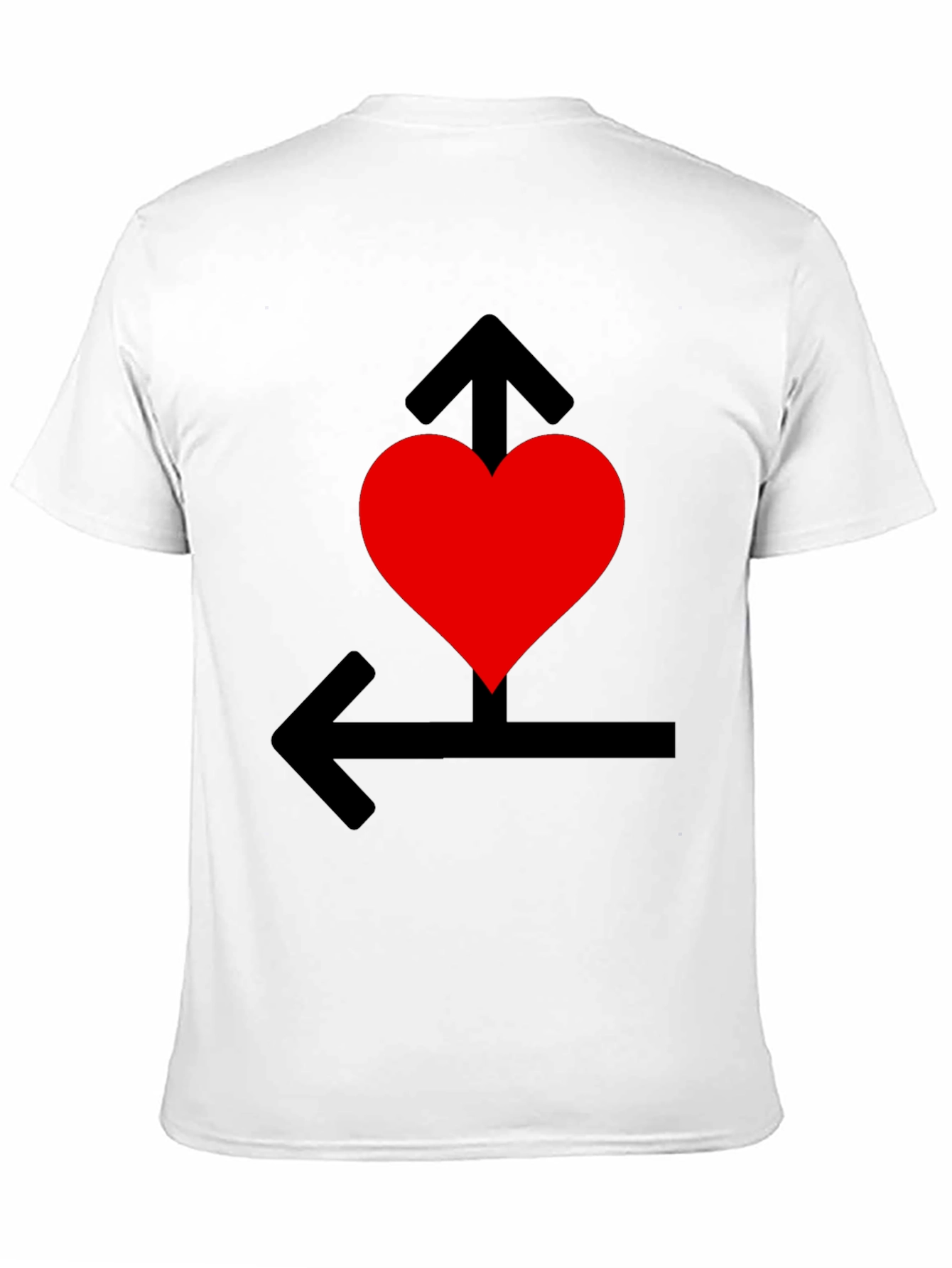 Heart Arrow T-Shirt - Love Direction Tee