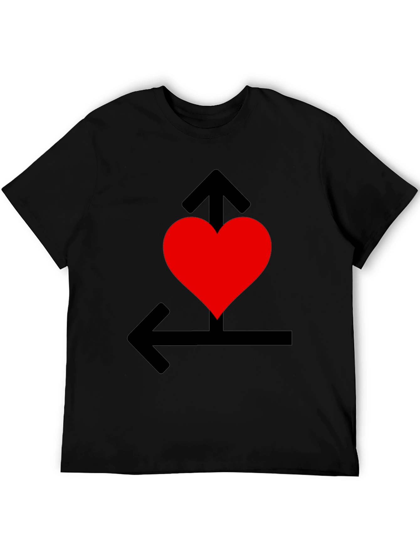 Heart Arrow T-Shirt - Love Direction Tee