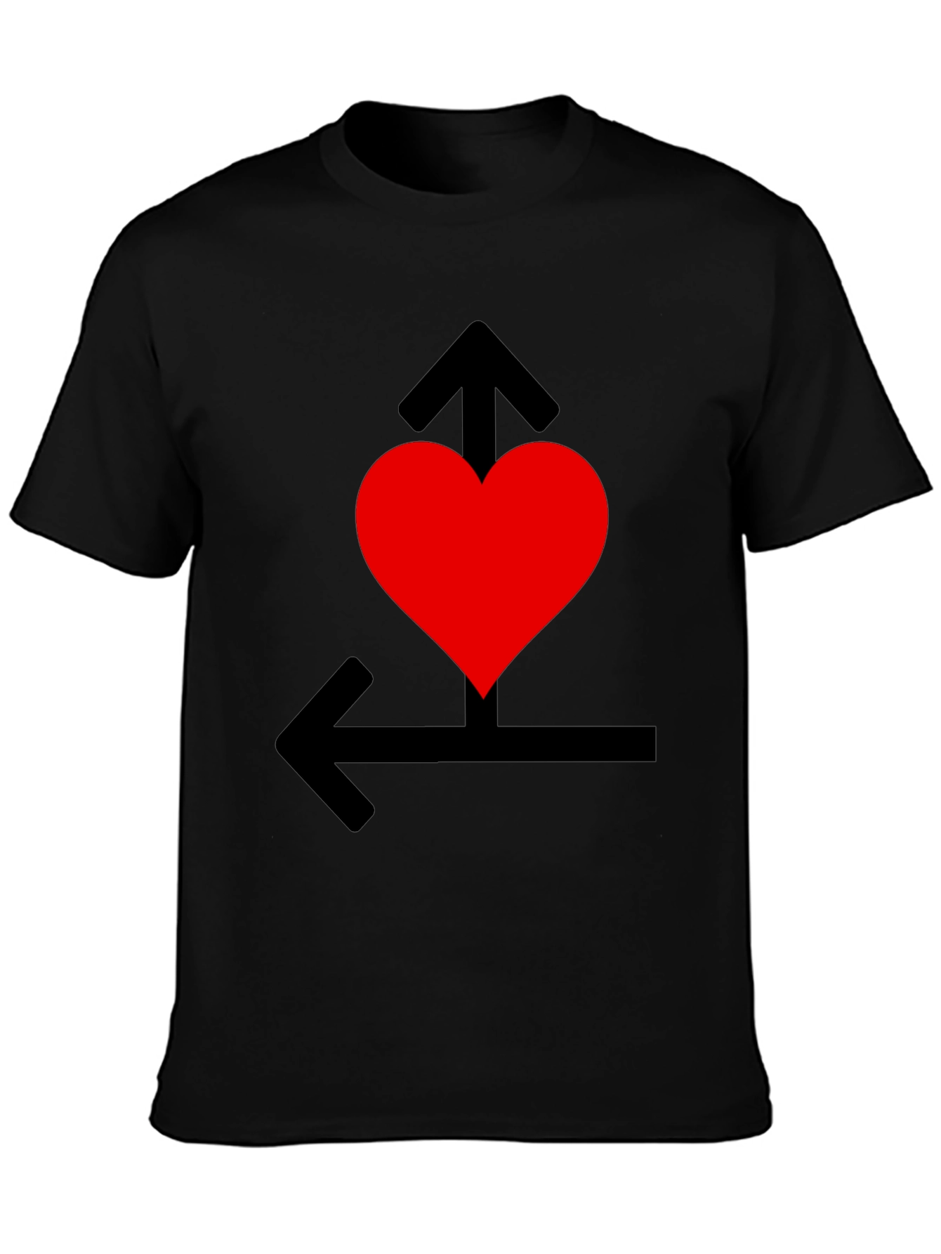 Heart Arrow T-Shirt - Love Direction Tee