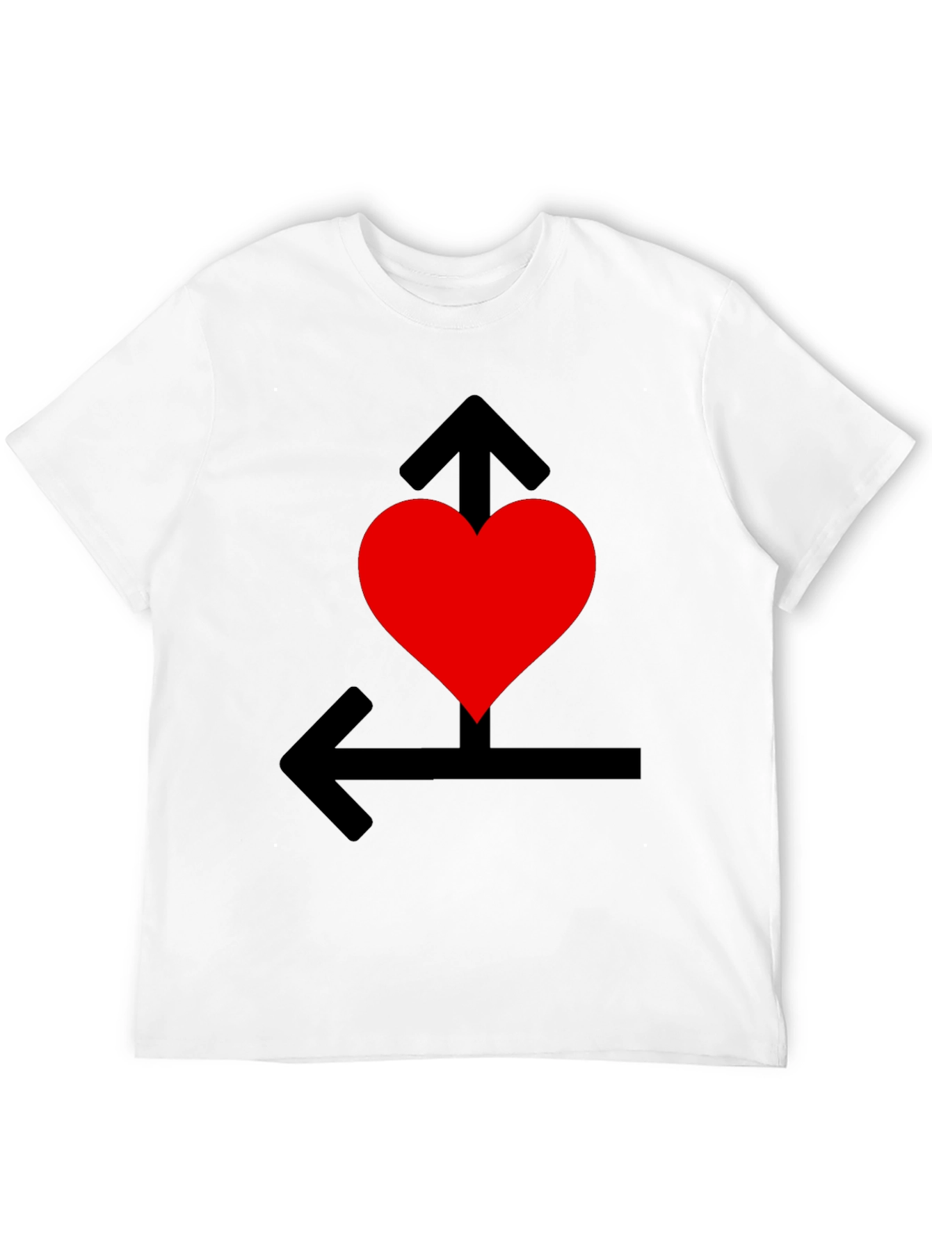 Heart Arrow T-Shirt - Love Direction Tee