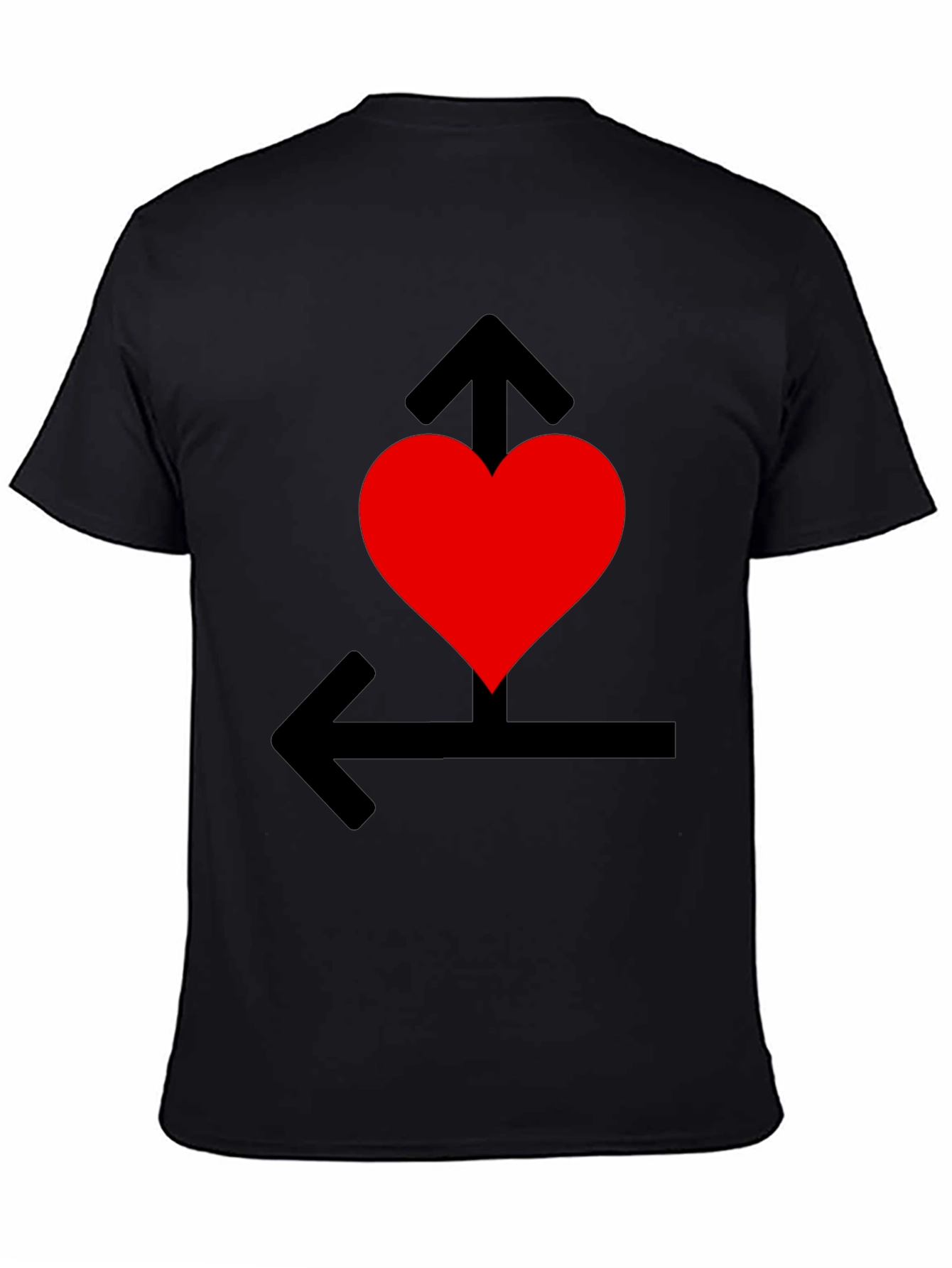 Heart Arrow T-Shirt - Love Direction Tee