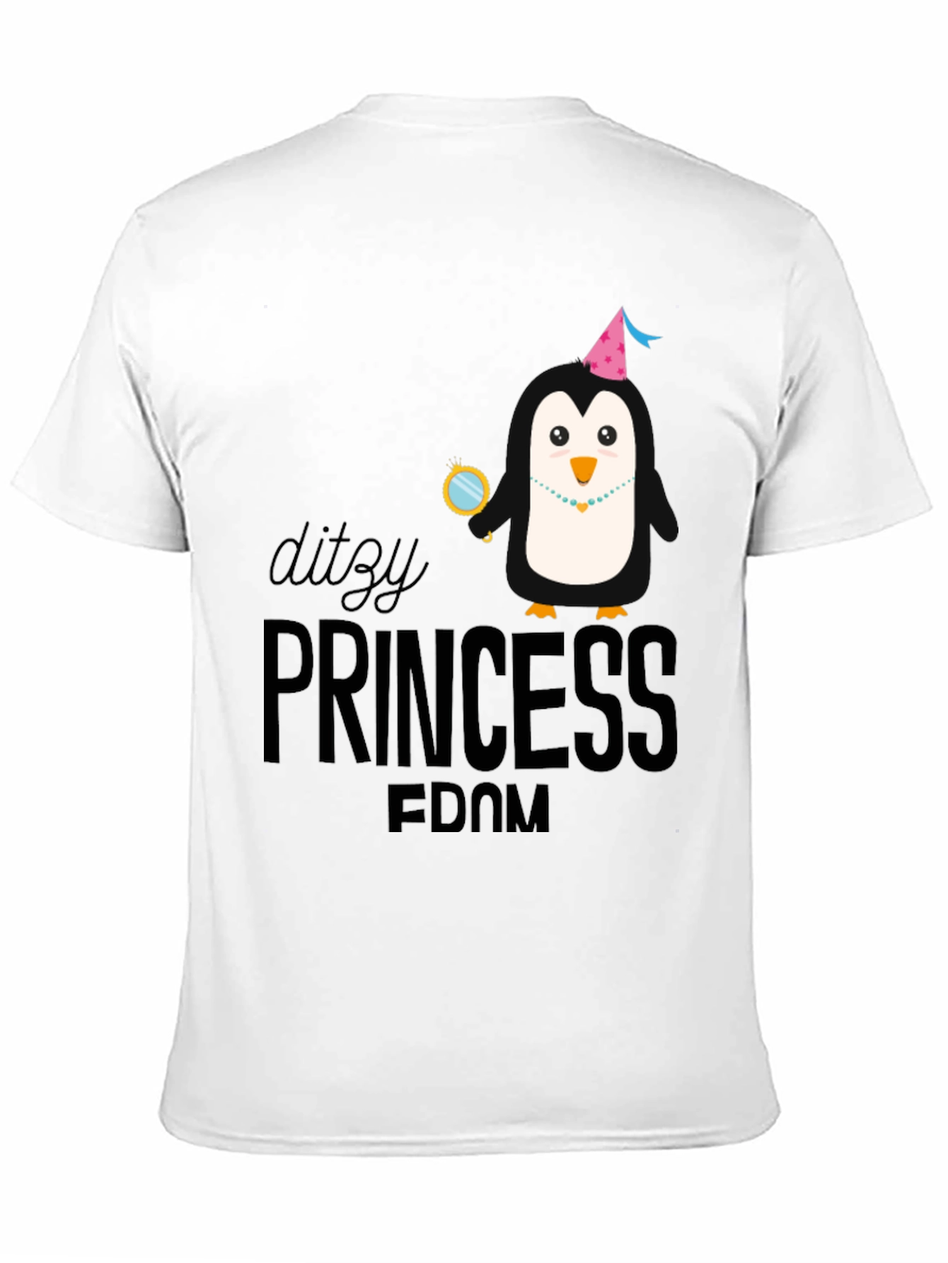 Penguin Princess T-Shirt Fun Novelty Tee