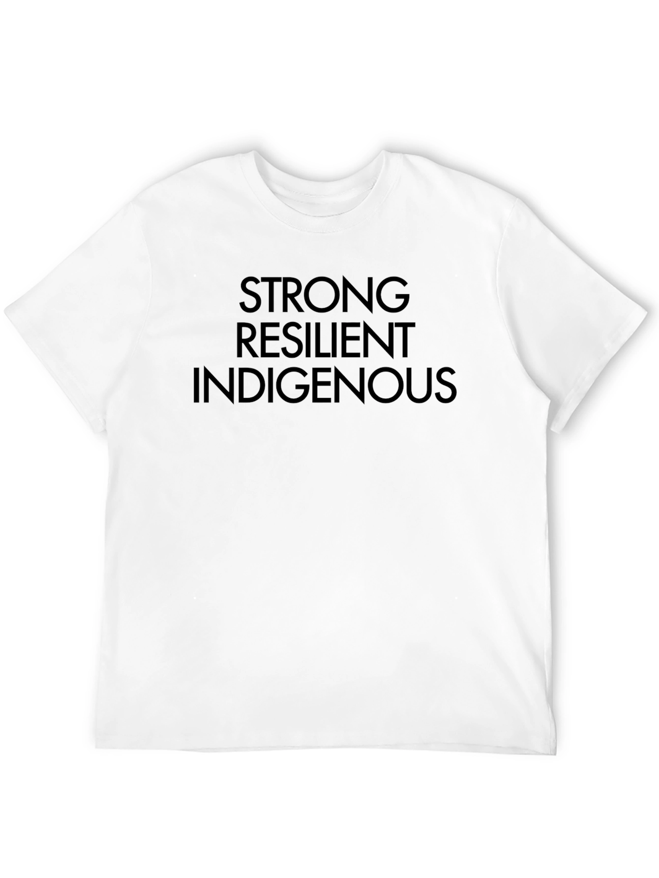 Strong Resilient Indigenous Black T-Shirt