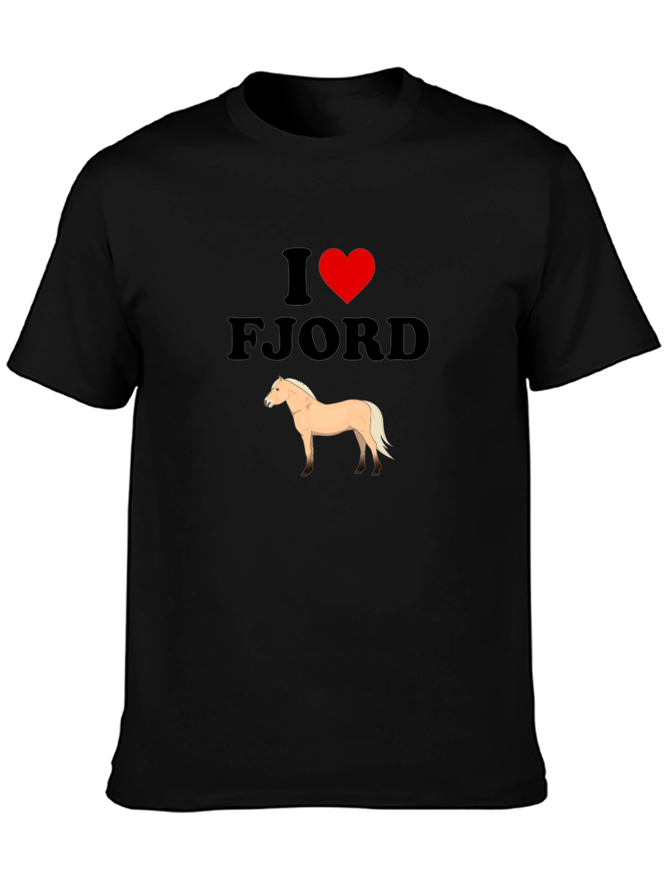 I Love Fjord Horse T-Shirt
