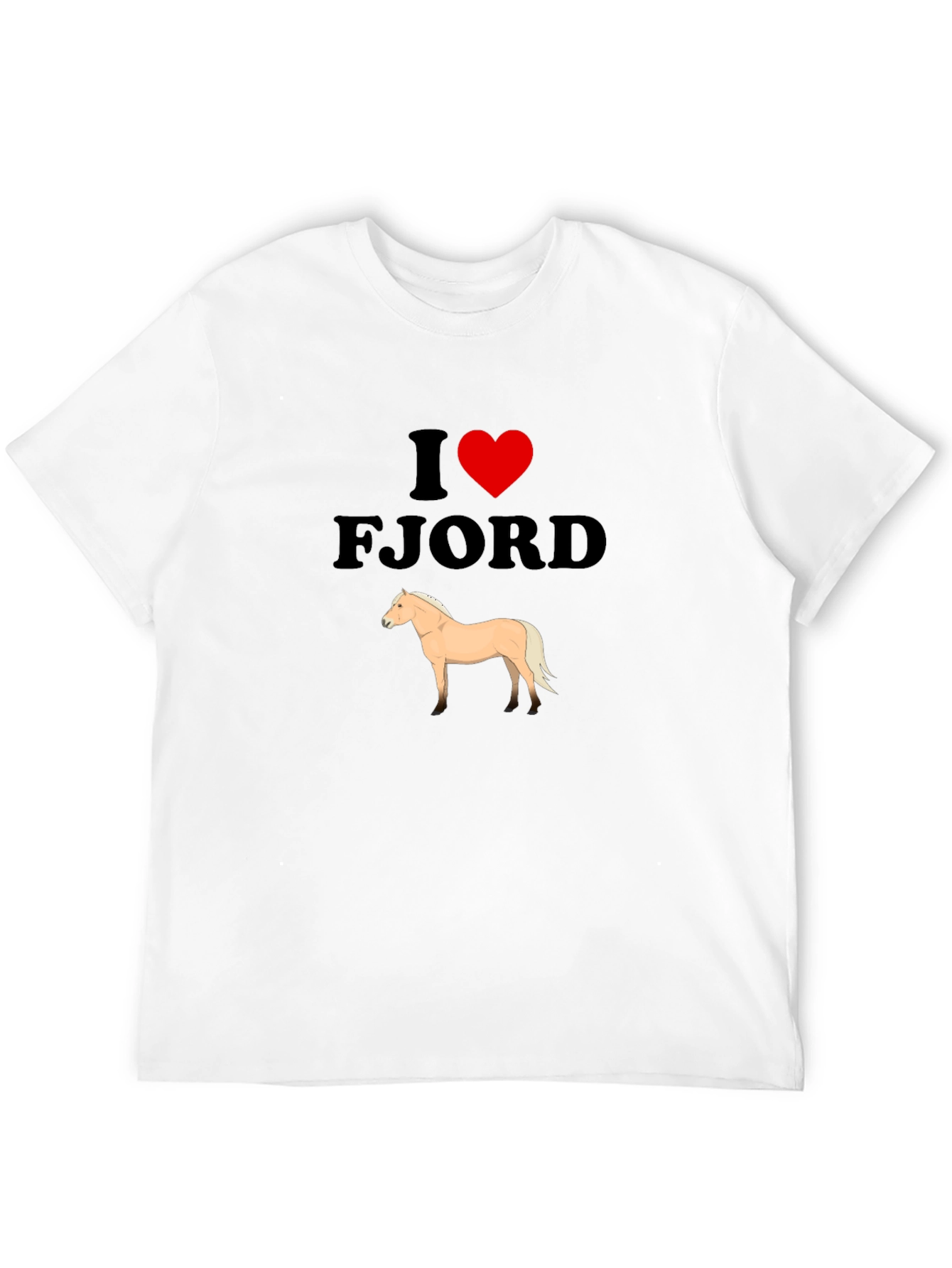 I Love Fjord Horse T-Shirt
