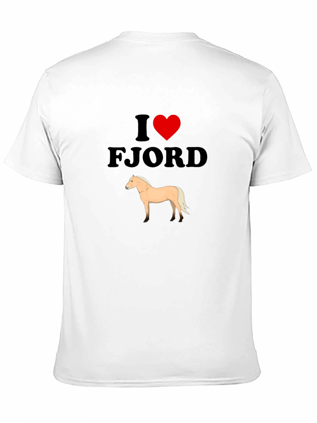 I Love Fjord Horse T-Shirt