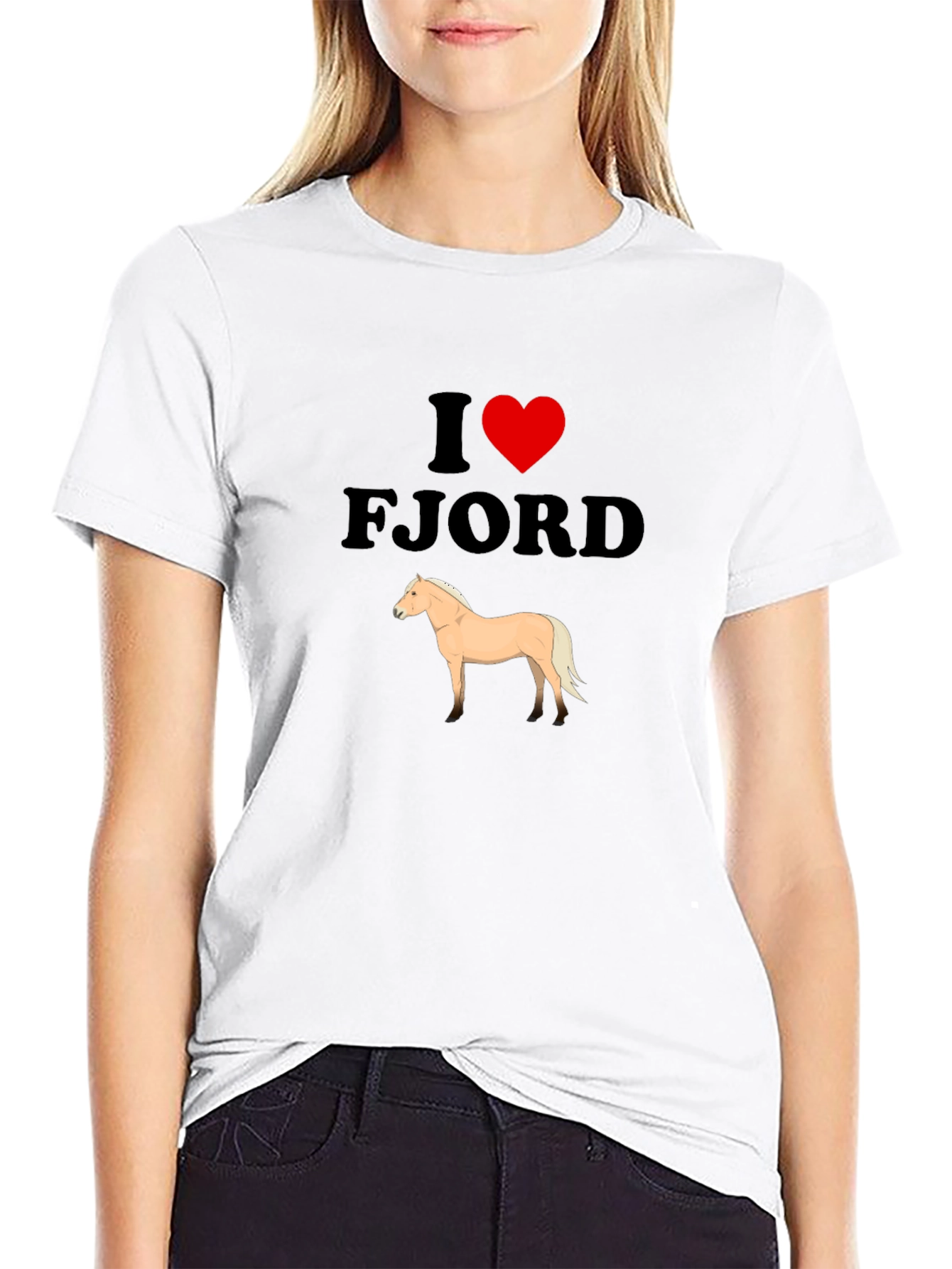 I Love Fjord Horse T-Shirt