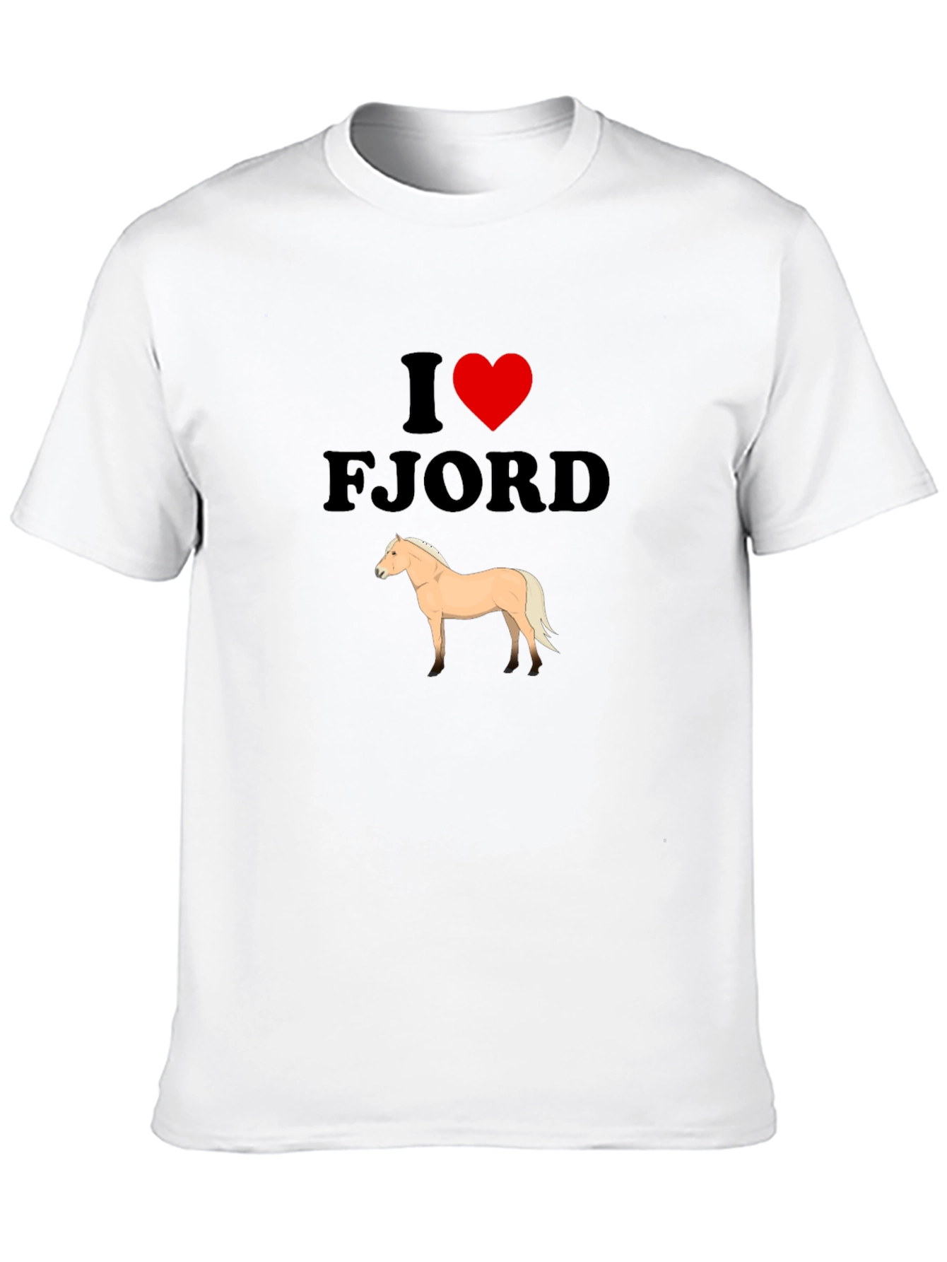 I Love Fjord Horse T-Shirt