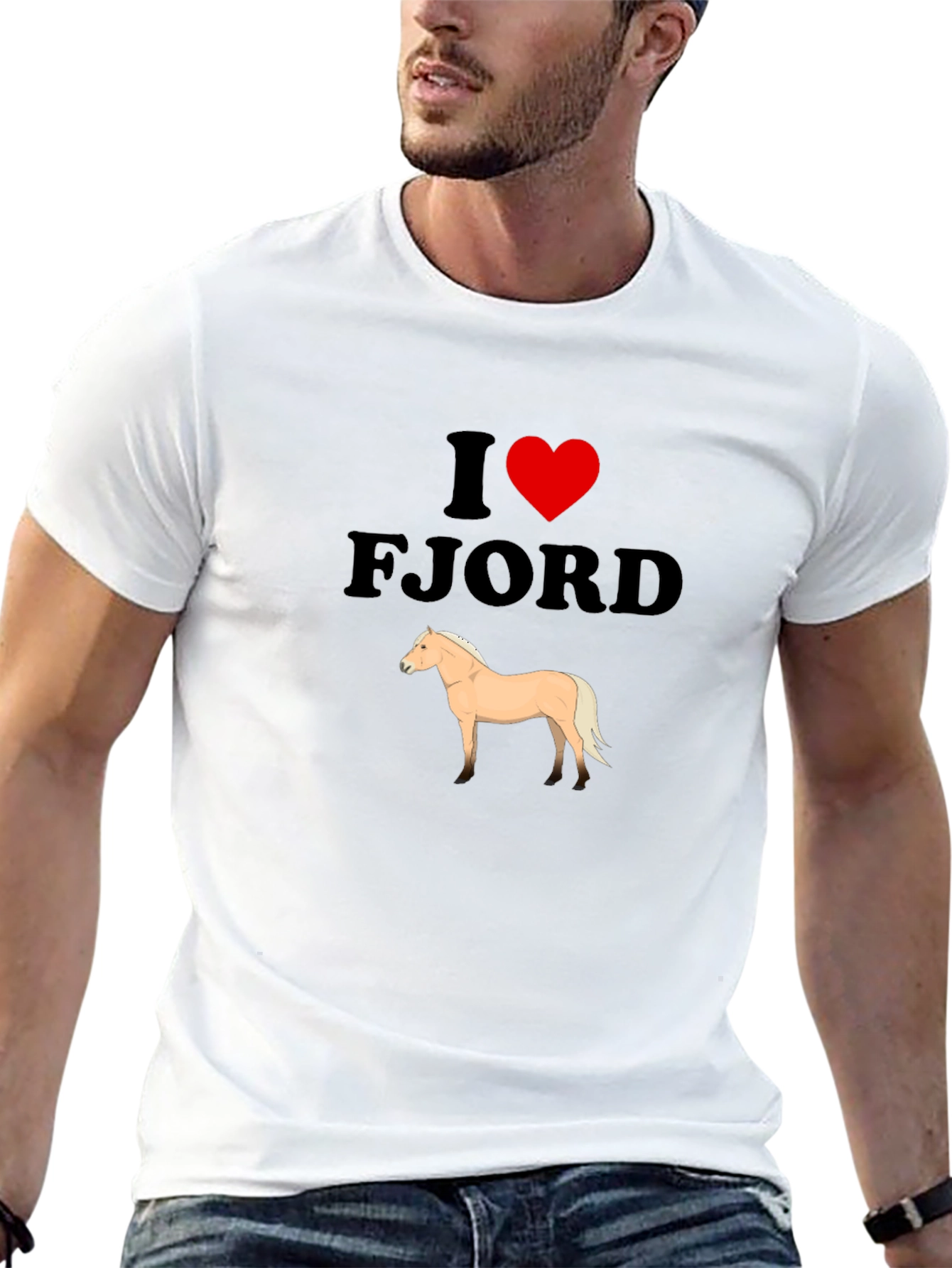 I Love Fjord Horse T-Shirt