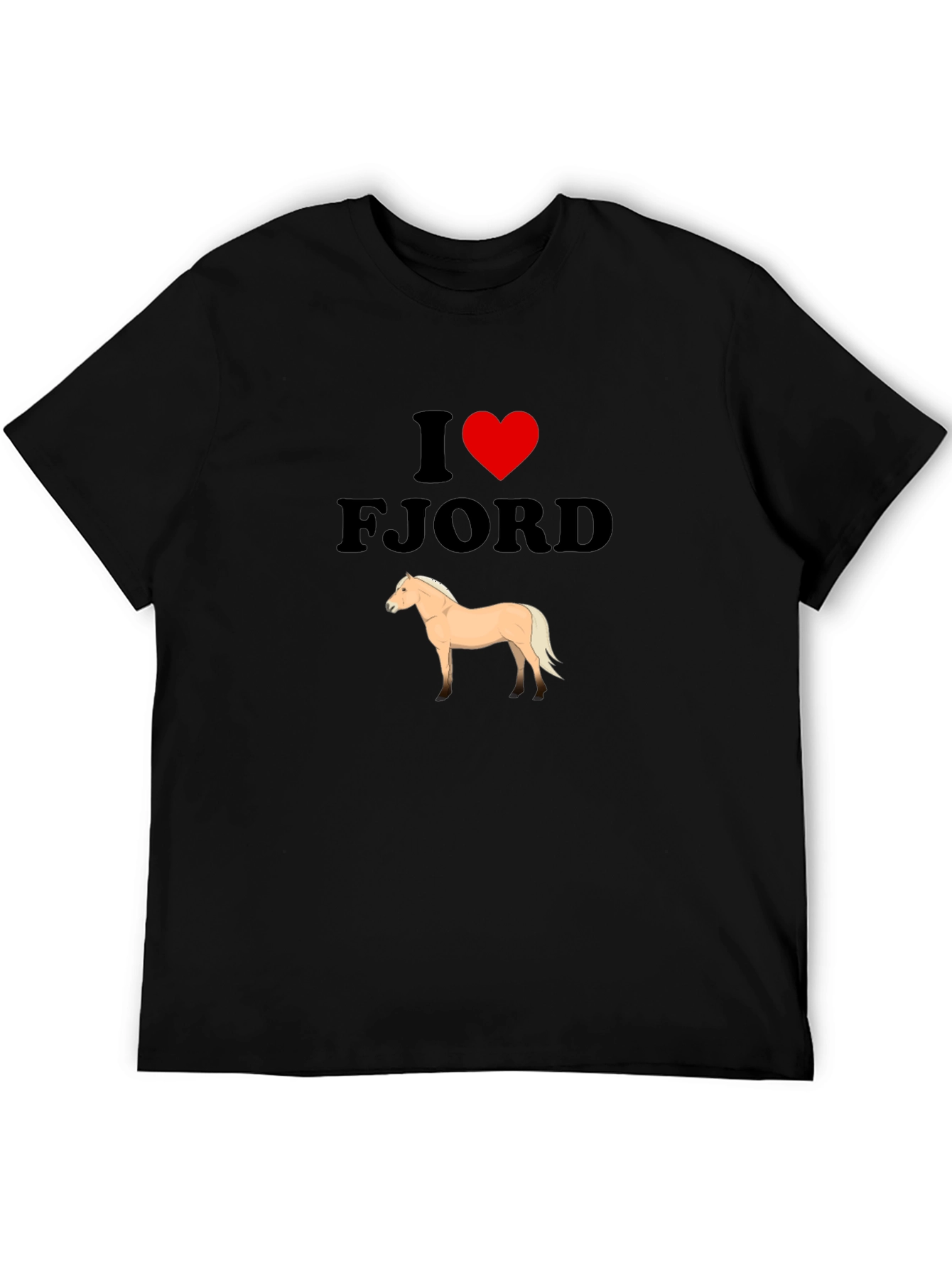 I Love Fjord Horse T-Shirt