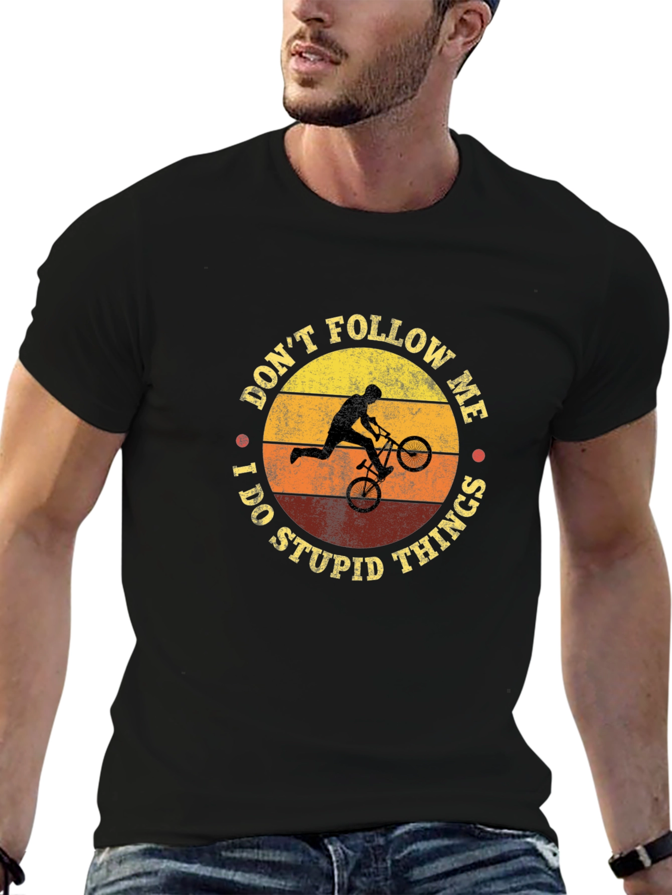 Dont Follow Me Funny Biker T-Shirt