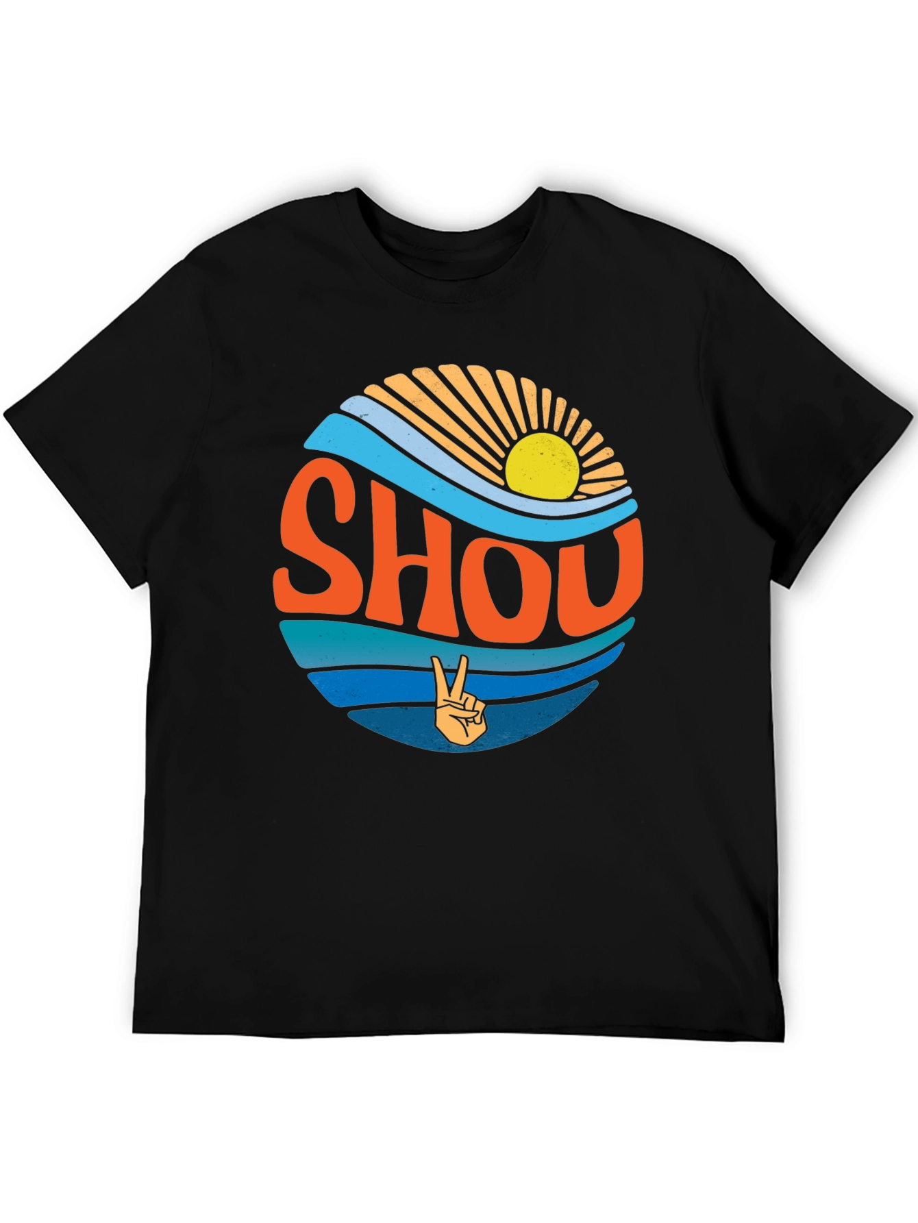 Retro Shou T-Shirt - Black Graphic Tee