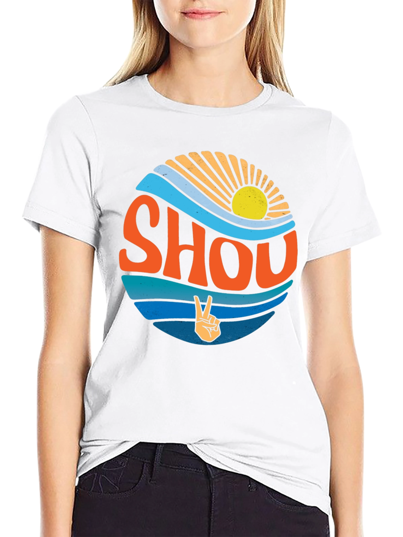 Retro Shou T-Shirt - Black Graphic Tee