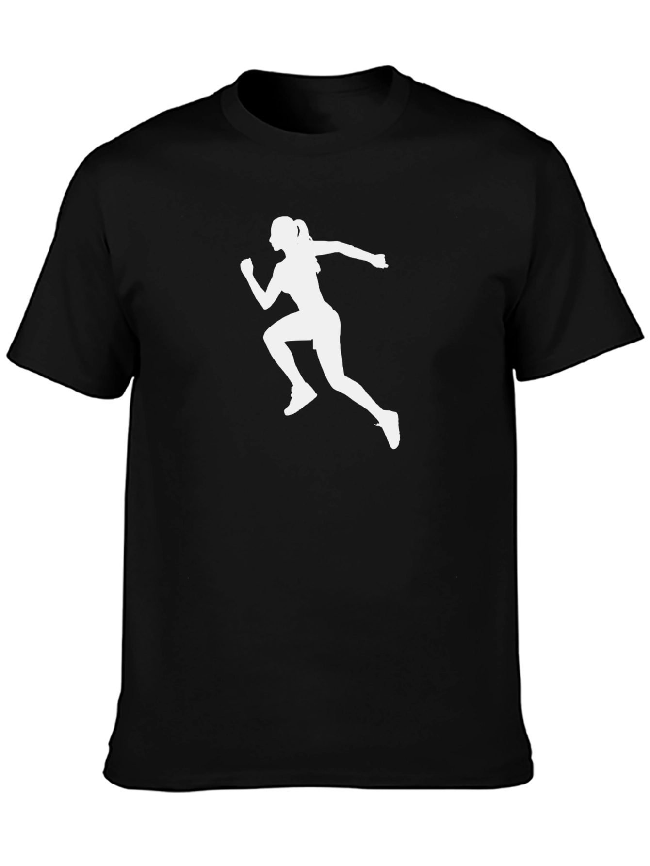 Runner Silhouette Black T-Shirt