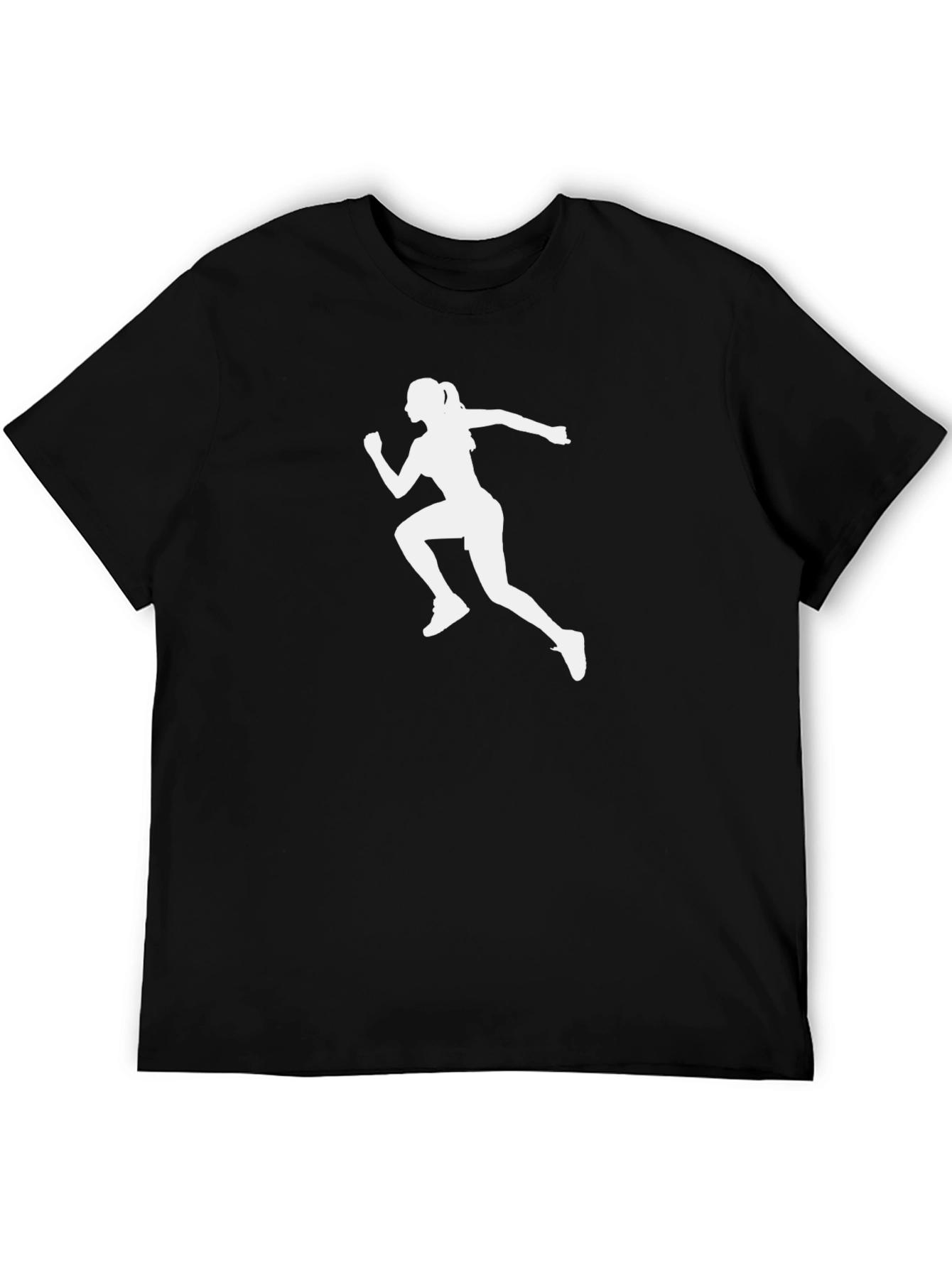 Runner Silhouette Black T-Shirt