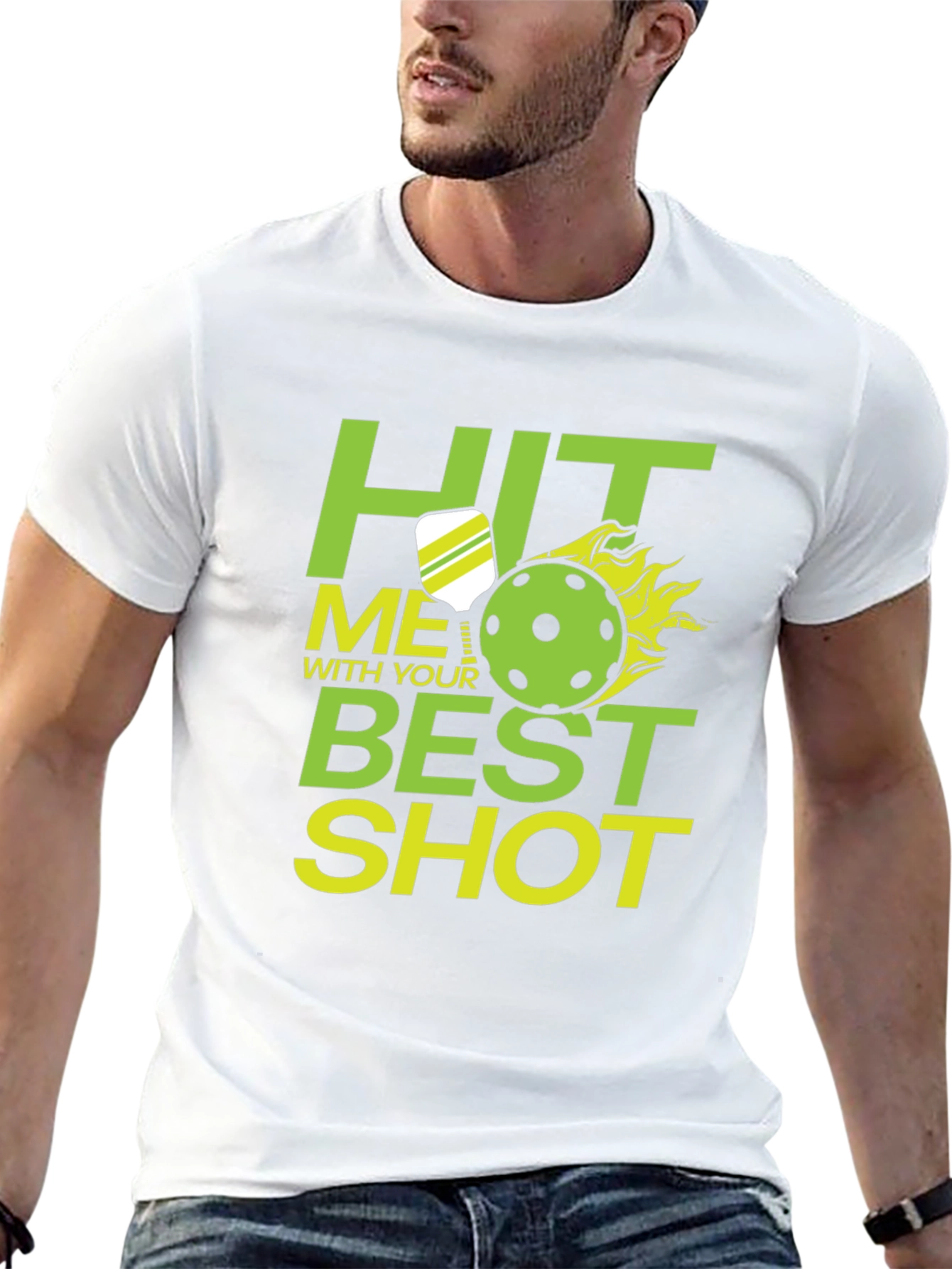 Pickleball Hit Me With Your Best Shot T-Shirt