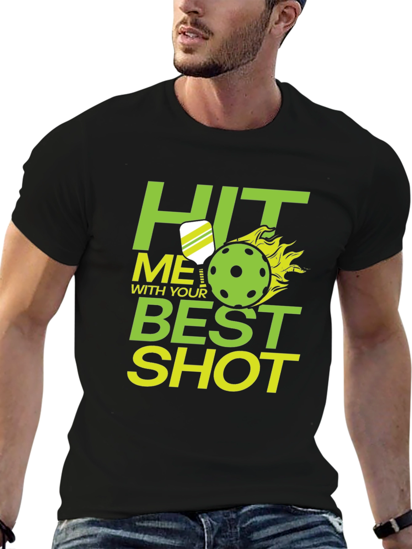 Pickleball Hit Me With Your Best Shot T-Shirt