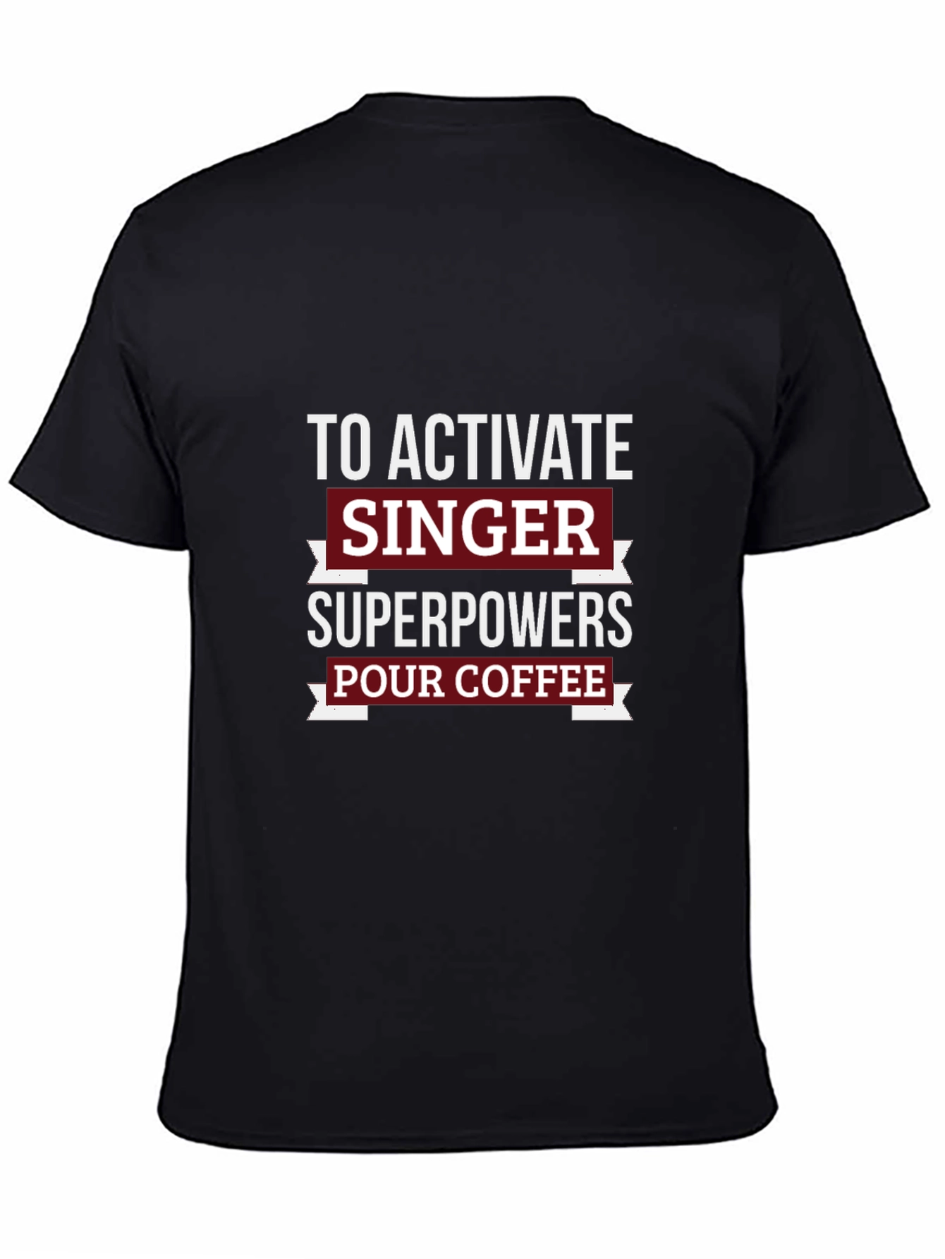 Singer Superpowers Coffee T-Shirt