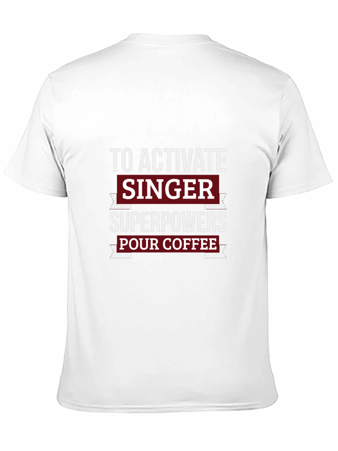 Singer Superpowers Coffee T-Shirt