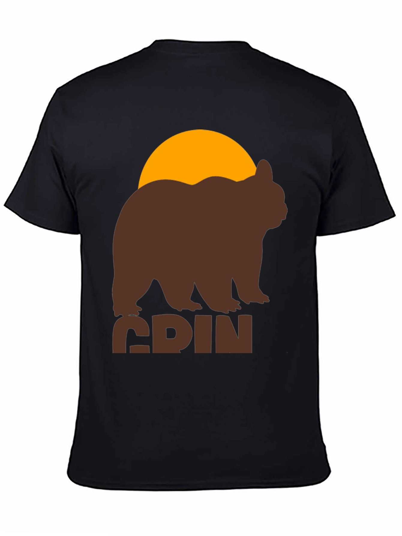 GRIZZLY BEAR Sunset T-Shirt - Unique Graphic Tee