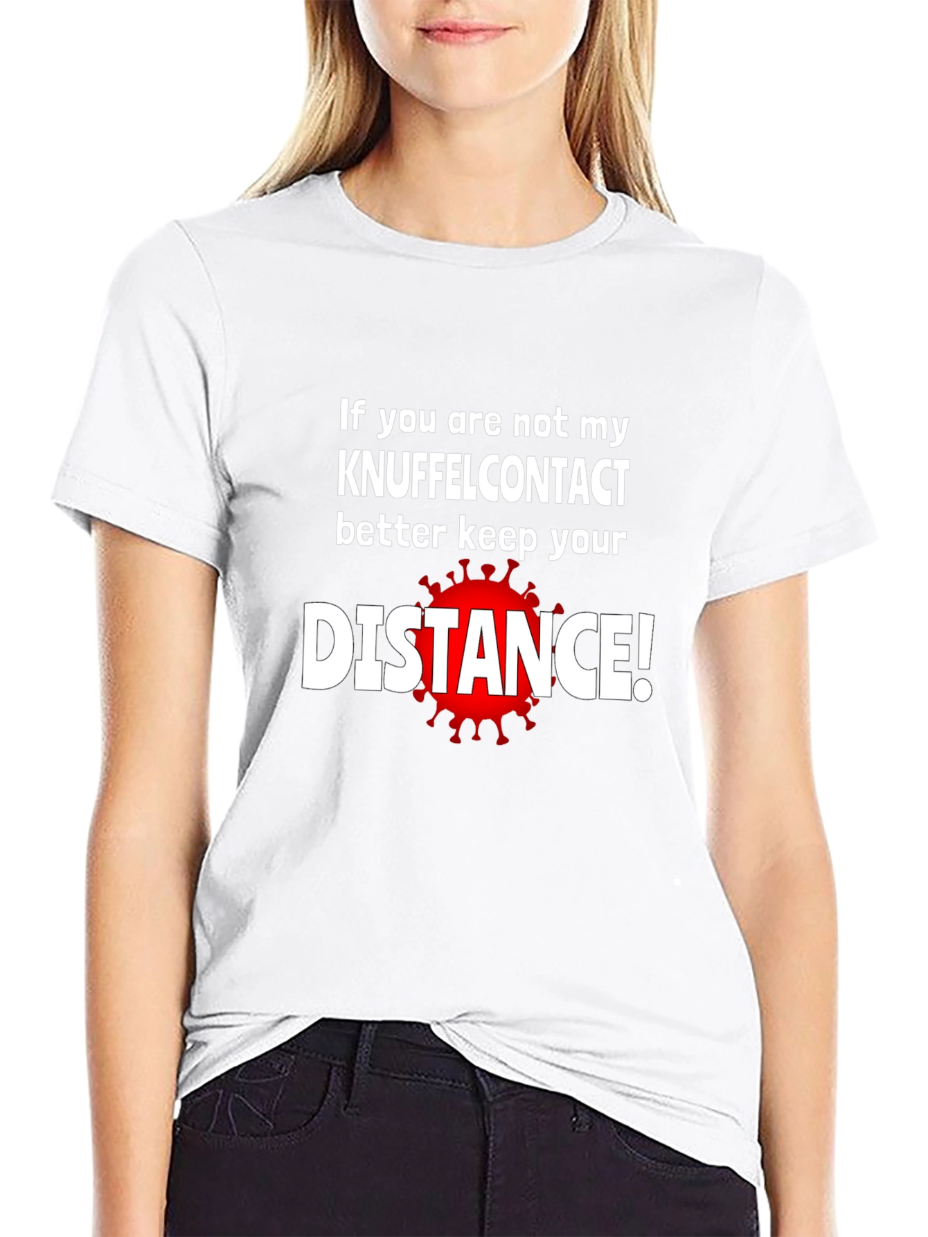 Keep Your Distance T-Shirt - Novelty Graphic Tee
