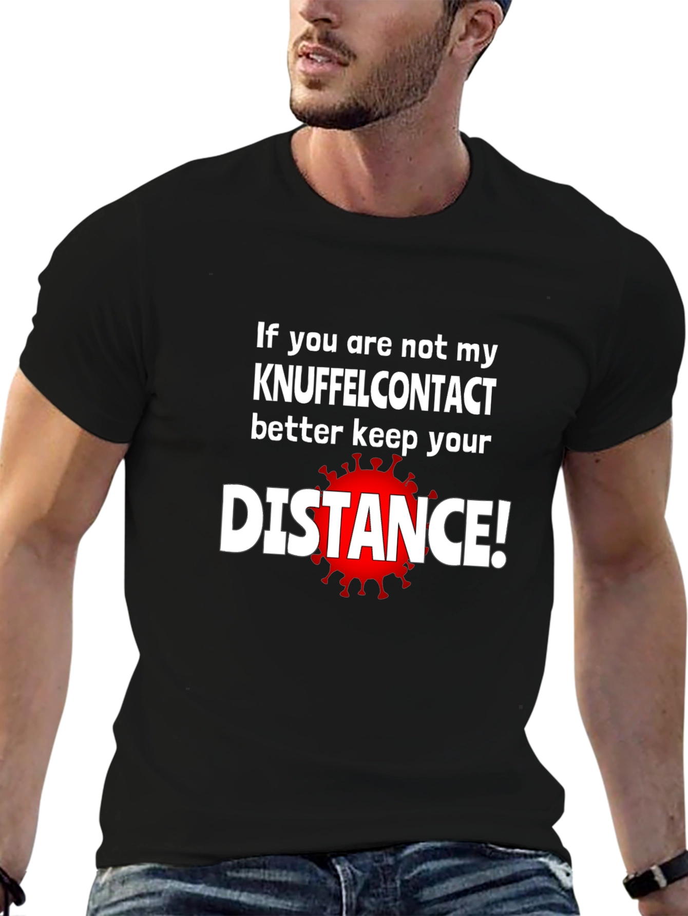 Keep Your Distance T-Shirt - Novelty Graphic Tee