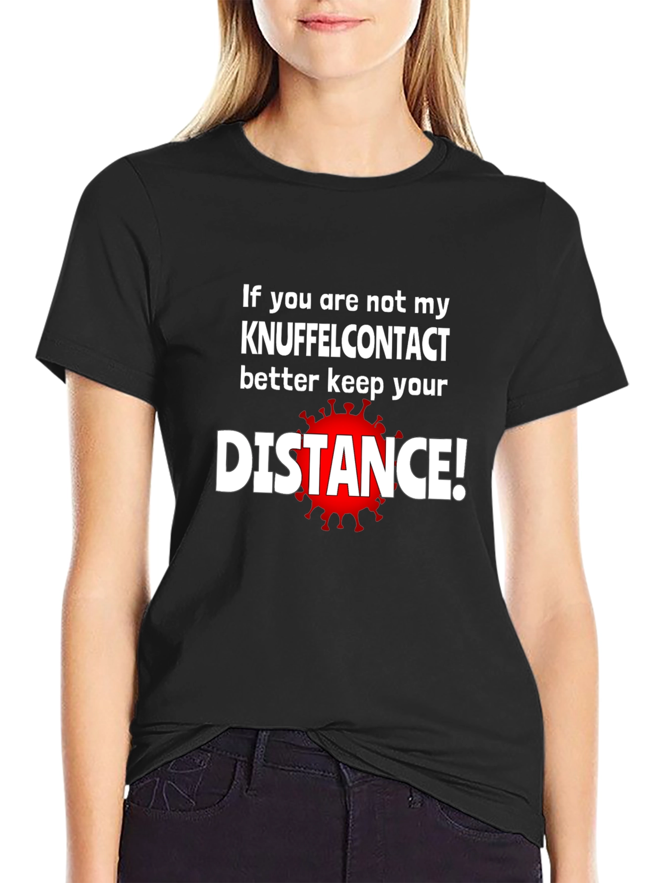 Keep Your Distance T-Shirt - Novelty Graphic Tee